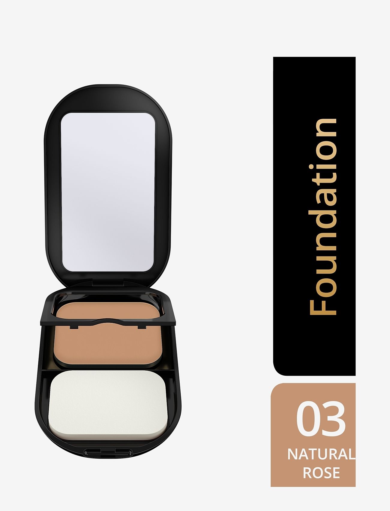 Max Factor - MAX FACTOR Facefinity refillable compact 003 natural rose - laveste priser - 003 natural rose - 1