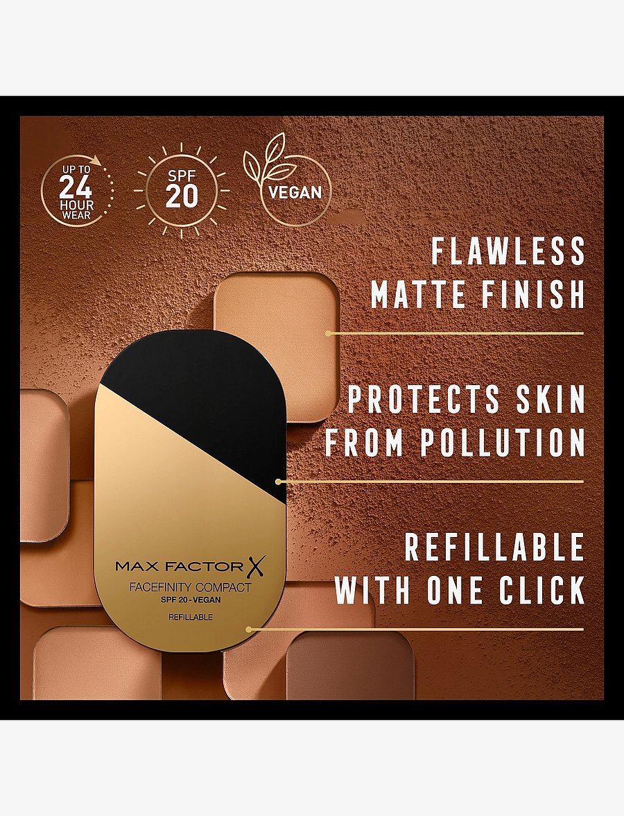 Max Factor - MAX FACTOR Facefinity refillable compact 003 natural rose - 003 natural rose - 4
