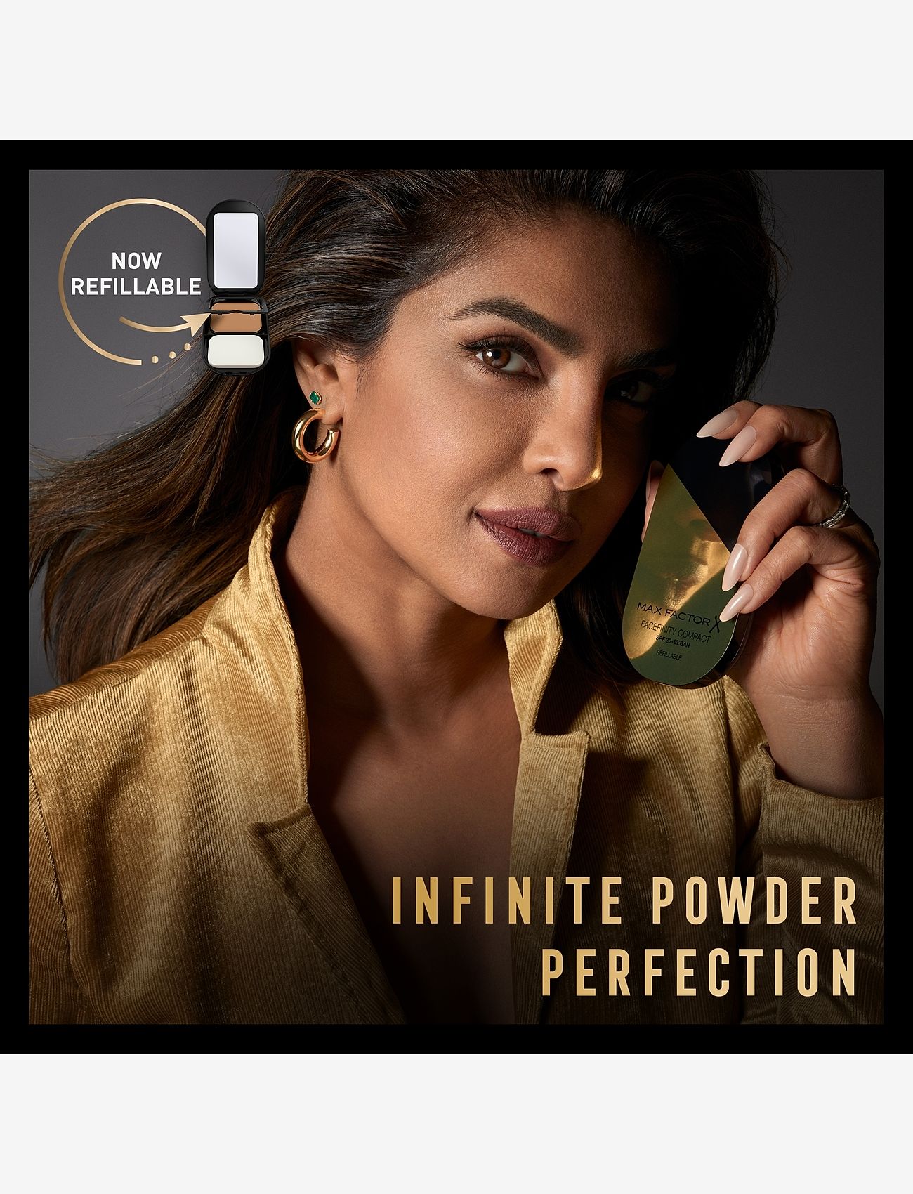 Max Factor - MAX FACTOR Facefinity refillable compact 005 sand - redo för date night - 005 sand - 5