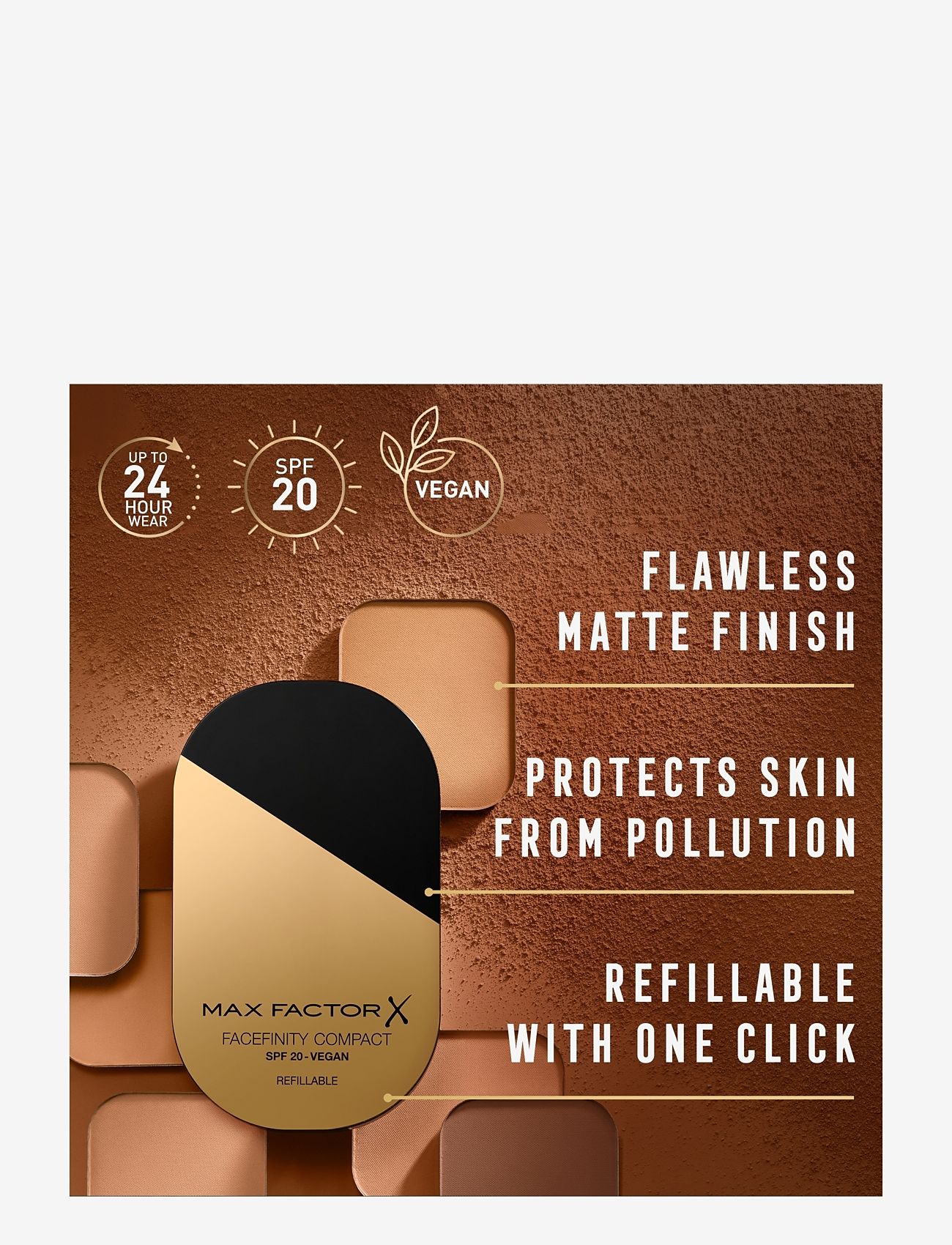 Max Factor - MAX FACTOR Facefinity refillable compact 005 sand refill - lägsta priserna - 005 sand refill - 5