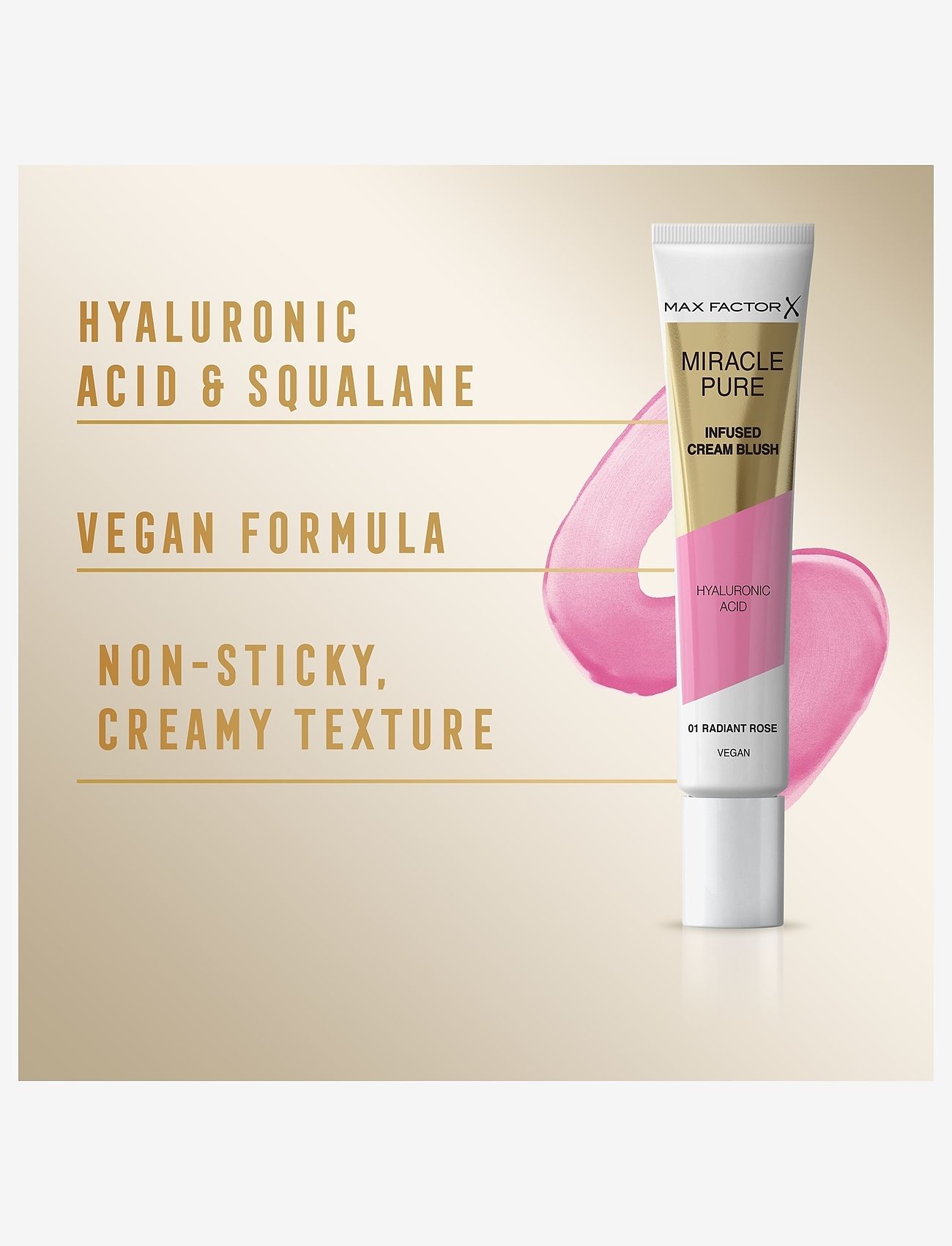 Max Factor - MIRACLE PURE BLUSH 01 RADIANT ROSE - makeup - 01 radiant rose - 2