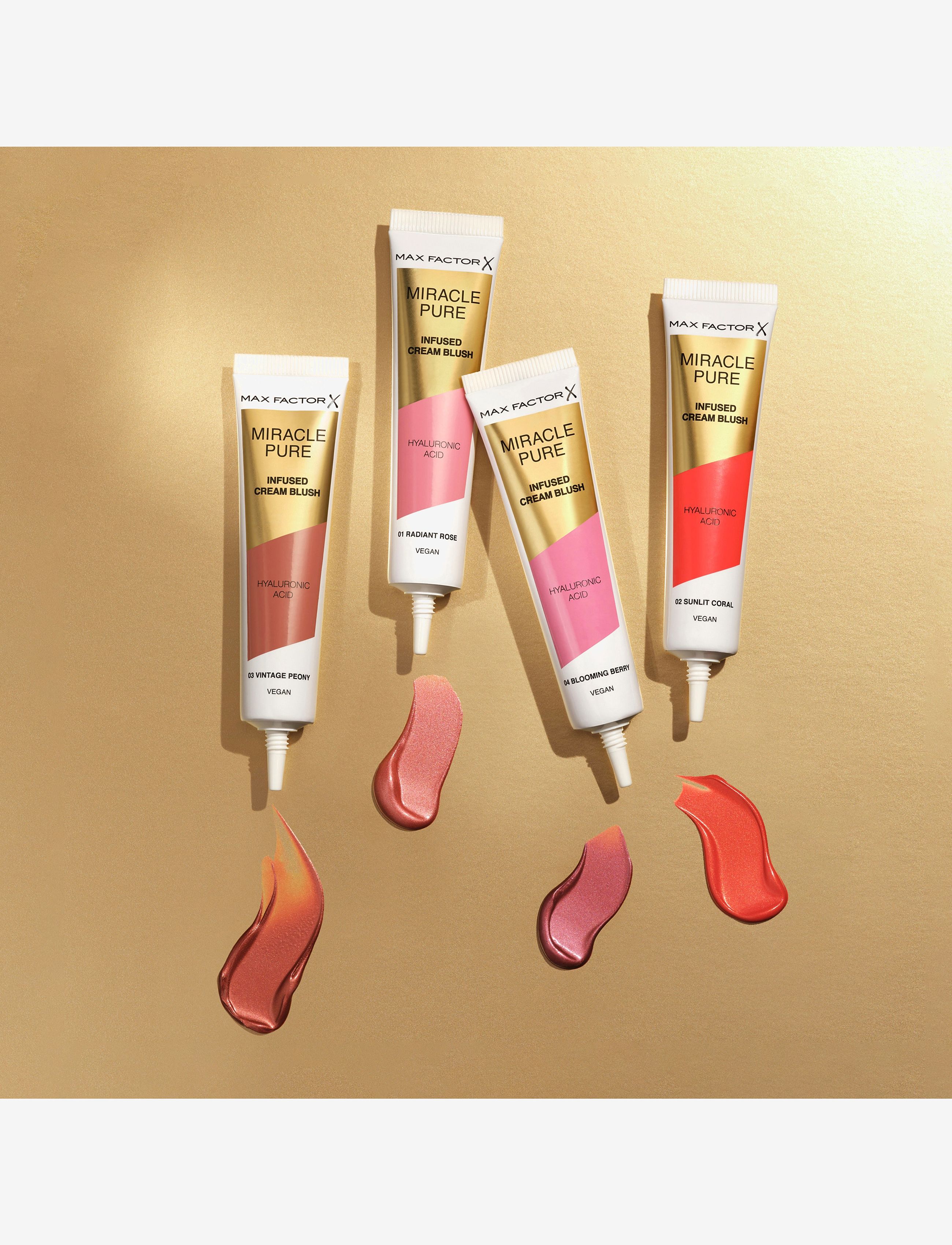 Max Factor - MIRACLE PURE BLUSH 01 RADIANT ROSE - festtøj til outletpriser - 01 radiant rose - 3