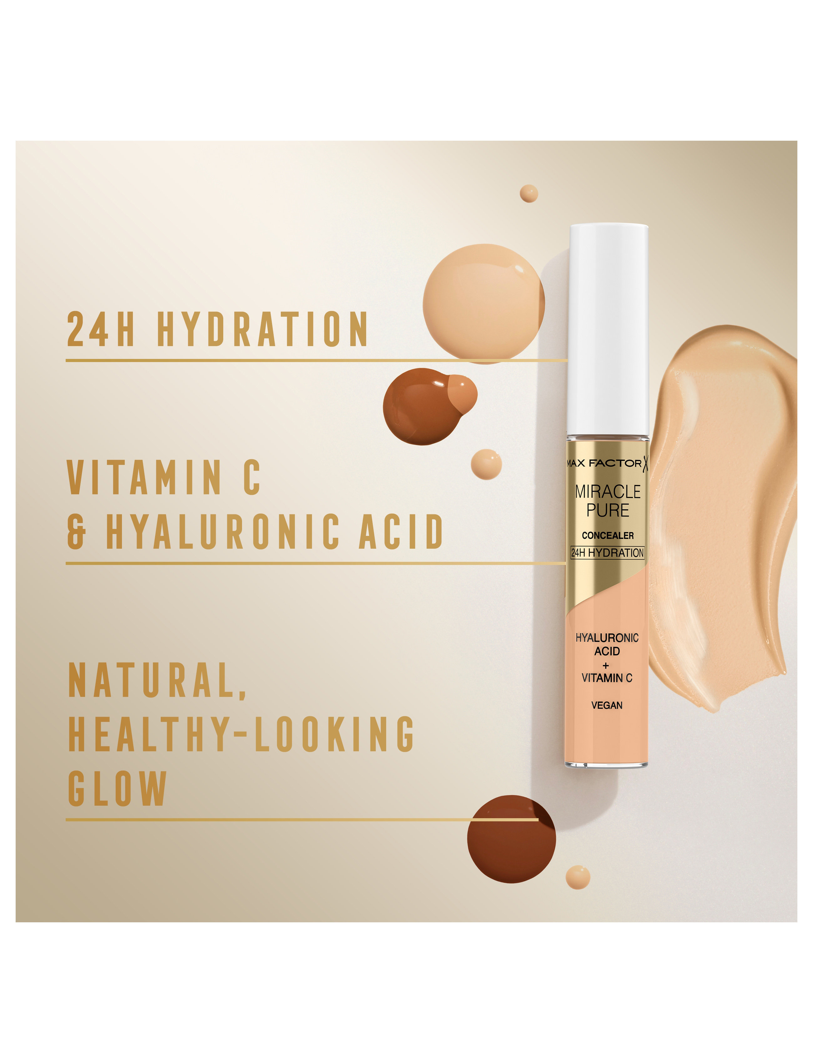 Max Factor Miracle Pure Concealer 01, 8 ml, Ansigt > Concealer, Dame