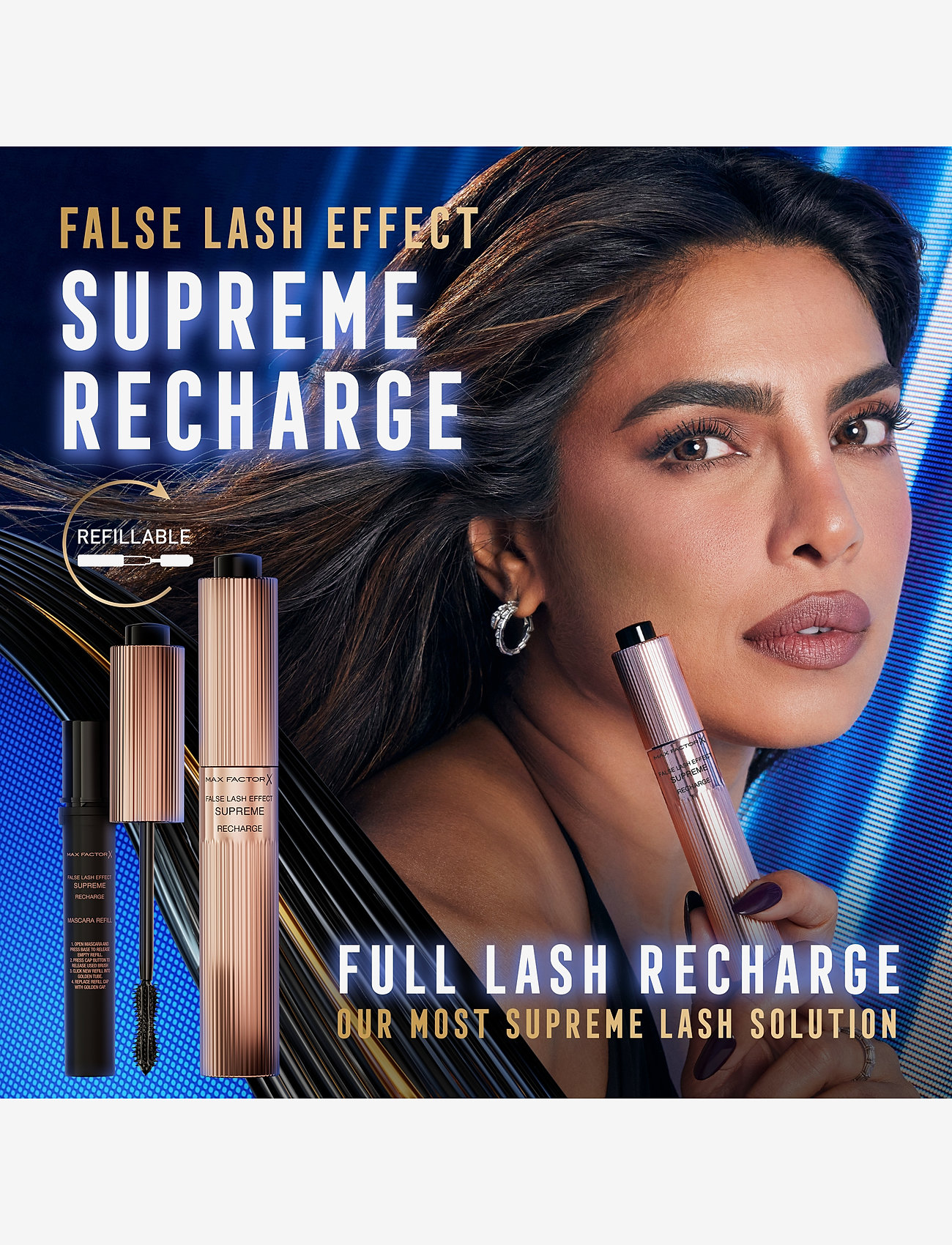 Max Factor - False Lash Effect Mascara Supreme 001 Black 9.00 ML - makeup - supreme 001 black - 5