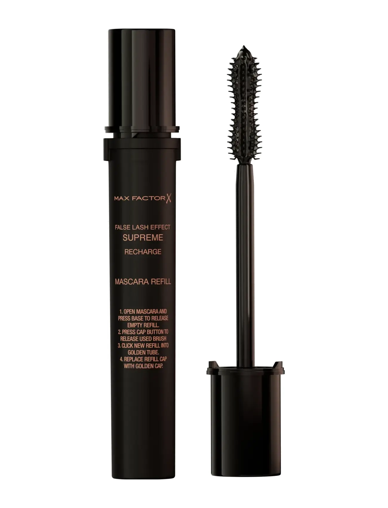 Max Factor False Lash Effect Mascara Supreme 001 Black Refill 9.00 Ml, Mascara, Nude, Str: 9 ML
