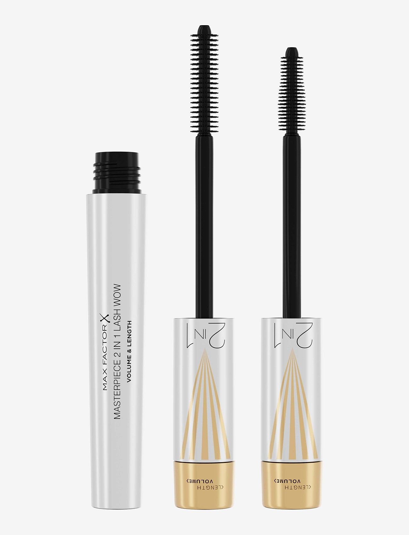 Max Factor - MAX FACTOR Masterpiece 2in1 Lash Wow 001 Black - Øjne & bryn - no color - 2