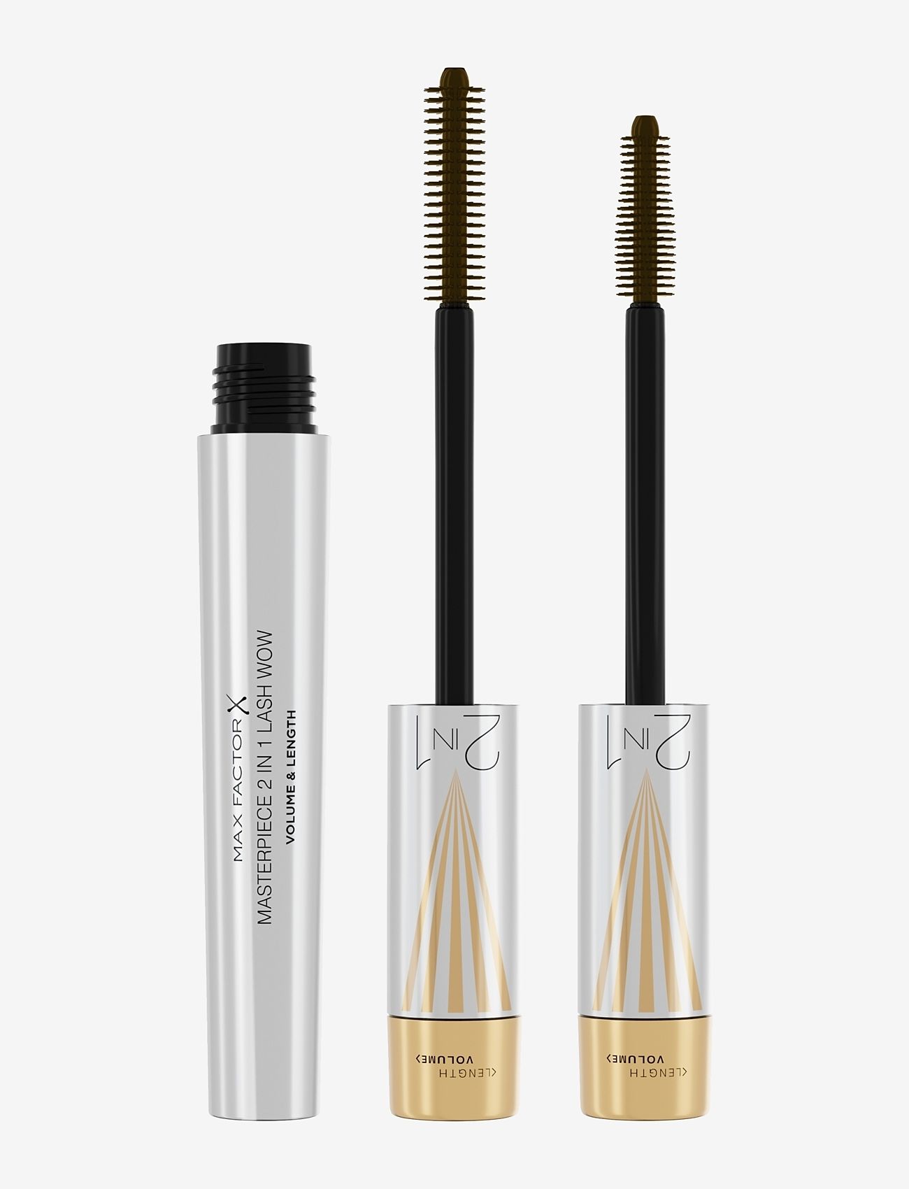 Max Factor - MAX FACTOR Masterpiece 2in1 Lash Wow Black Brown - laveste priser - black brown - 3