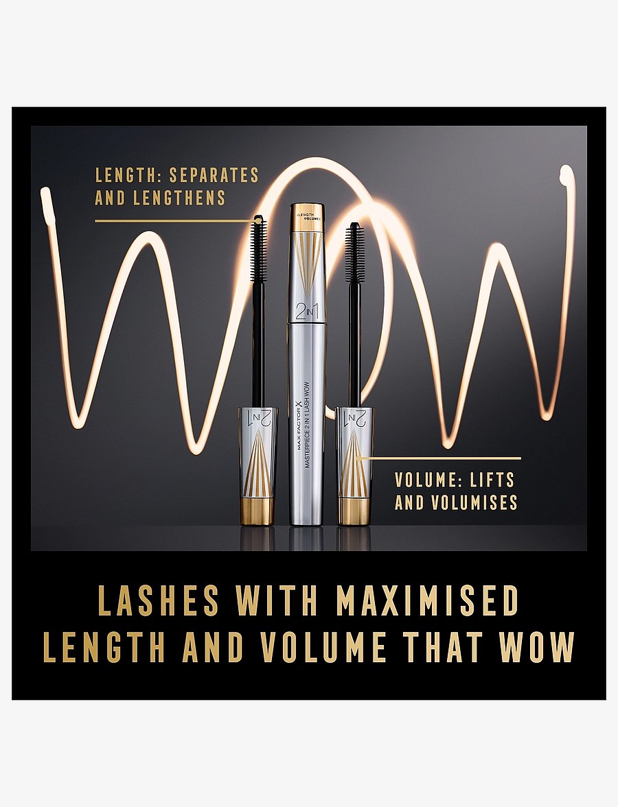 Max Factor - MAX FACTOR Masterpiece 2in1 Lash Wow Black Brown - Øjne & bryn - black brown - 4