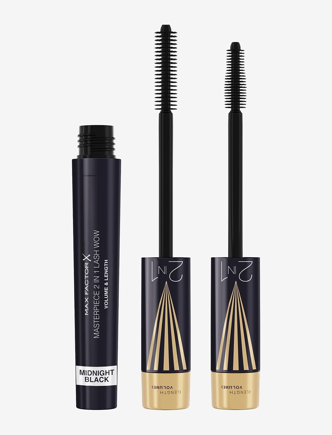 Max Factor - MAX FACTOR Masterpiece 2in1 Lah Wow Midnight Black - laveste priser - midnight black - 3