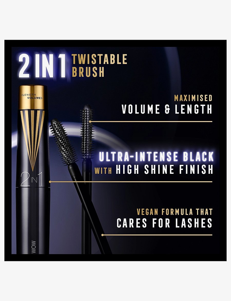 Max Factor - MAX FACTOR Masterpiece 2in1 Lah Wow Midnight Black - Øjne & bryn - midnight black - 5