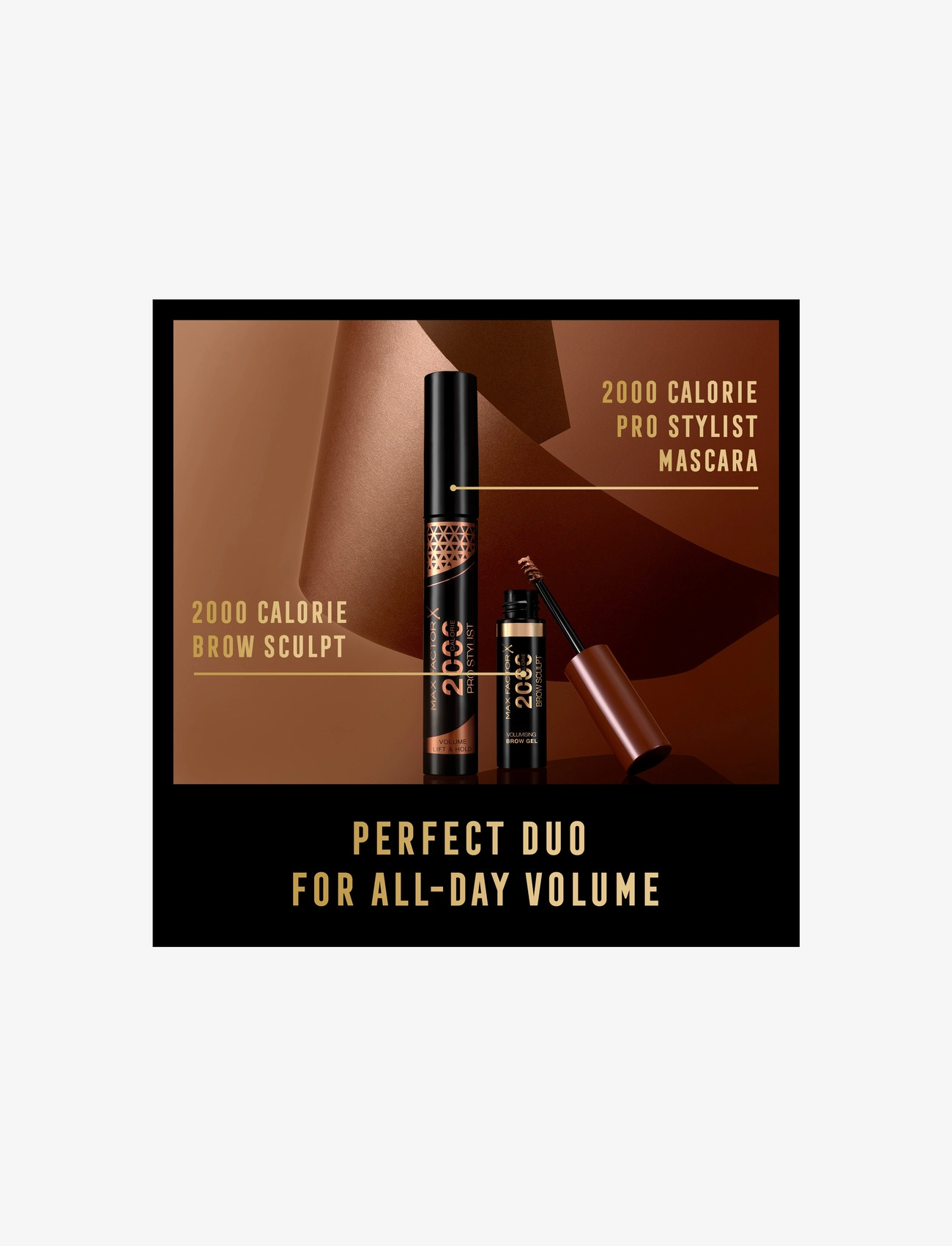 Max Factor - 2000 Calorie Mascara Black brown - festtøj til outletpriser - black brown - 5