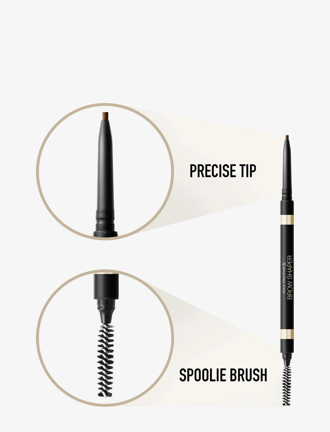 Max Factor - BROW SHAPER PENCIL 30 DEEP BROWN - silmät ja kulmakarvat - 30 deep brown - 3