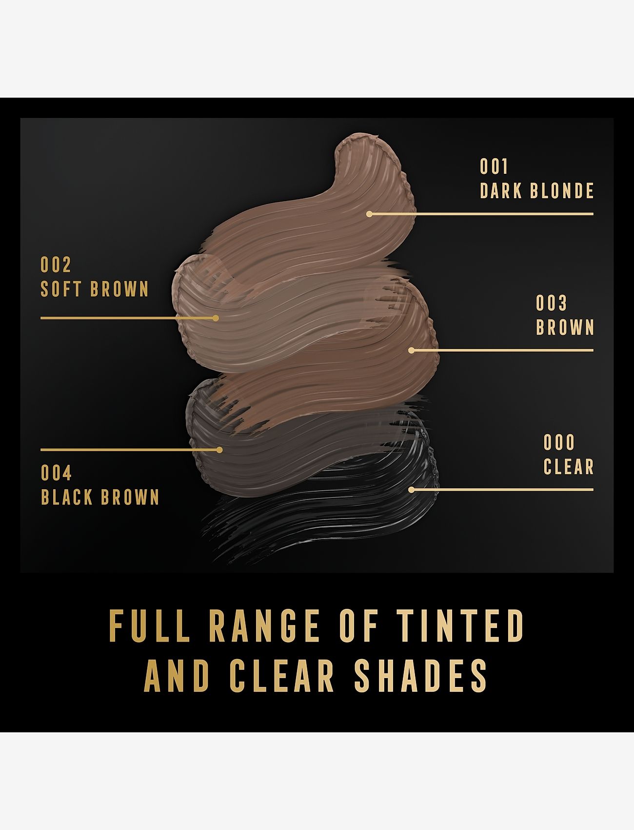 Max Factor - 2000 Calorie Brow Gel 001 dark blonde - Øjne & bryn - 001 - 5