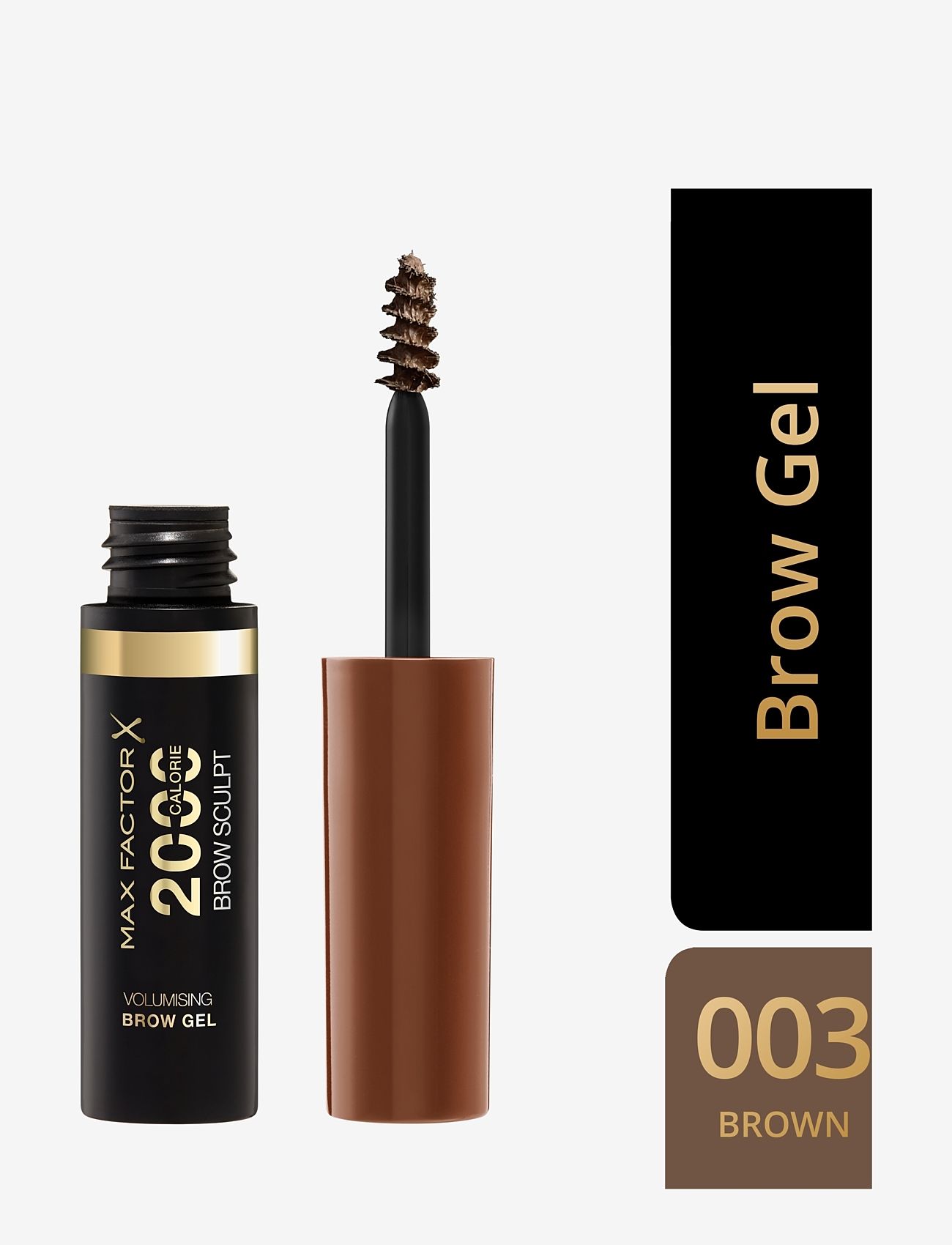 Max Factor - 2000 Calorie Brow Gel 003 brown - bliv klar til date night - 003 - 1