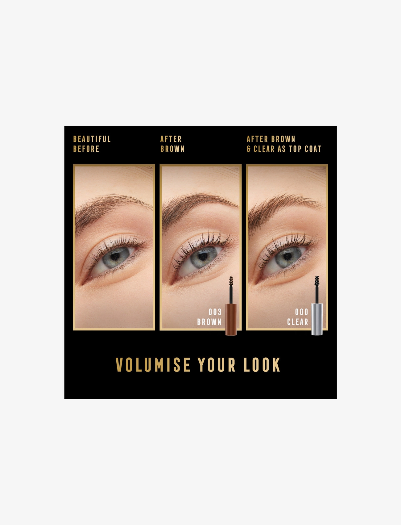 Max Factor - 2000 Calorie Brow Gel 006 clear - festtøj til outletpriser - no color - 3