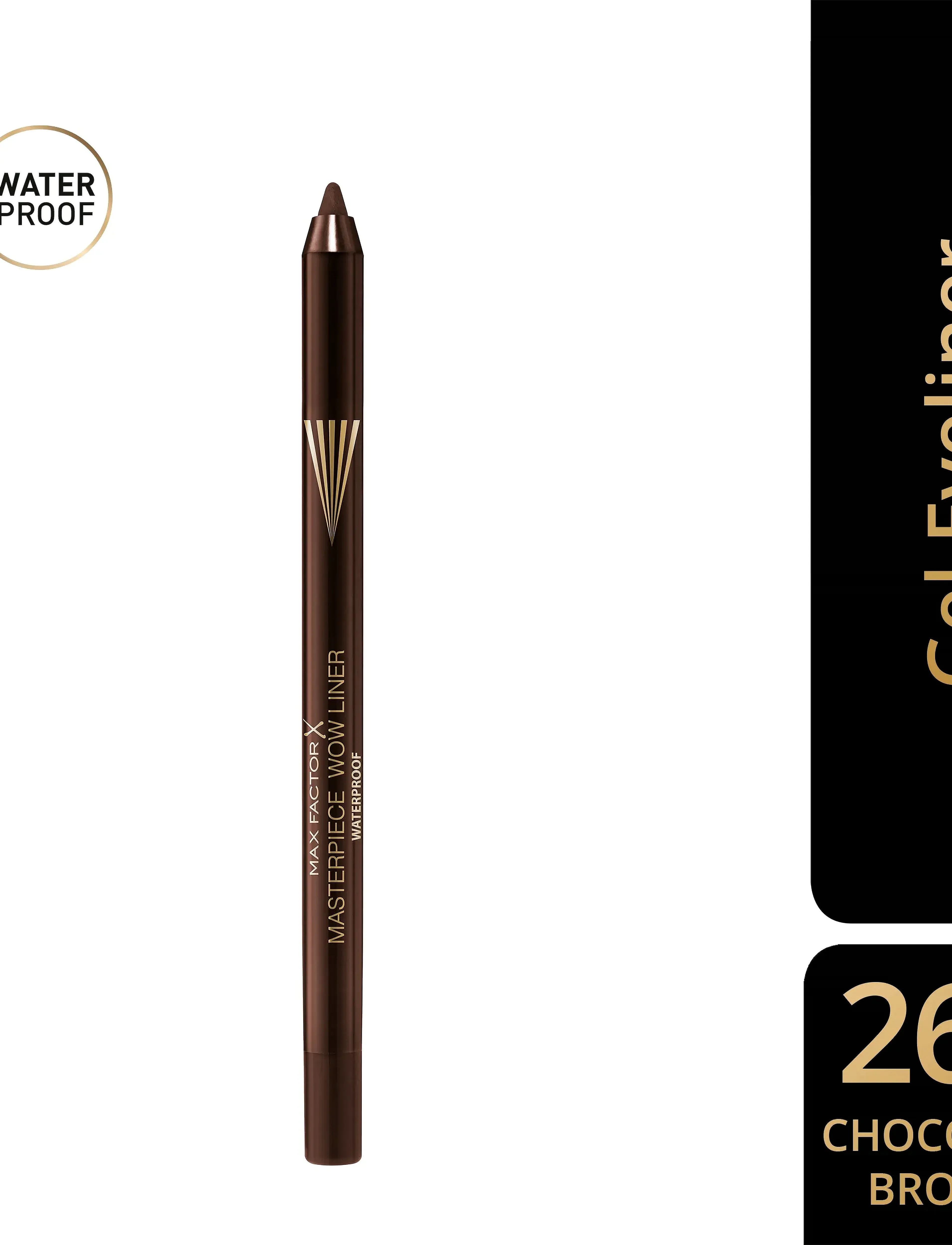 Max Factor - Eyeliner Pencil MP Wow Liner Choco brown 260 1.20 GR - klár fyrir stefnumótið - mp wow liner choco brown 260 - 2