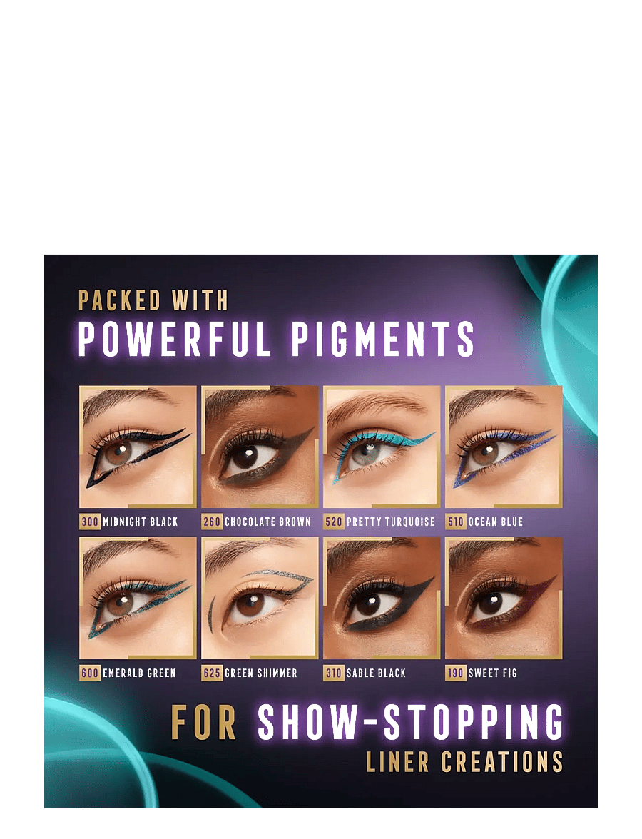 Max Factor - Eyeliner Pencil MP Wow Liner Sable black 310 1.00 STK - makeup - mp wow liner sable black 310 - 4