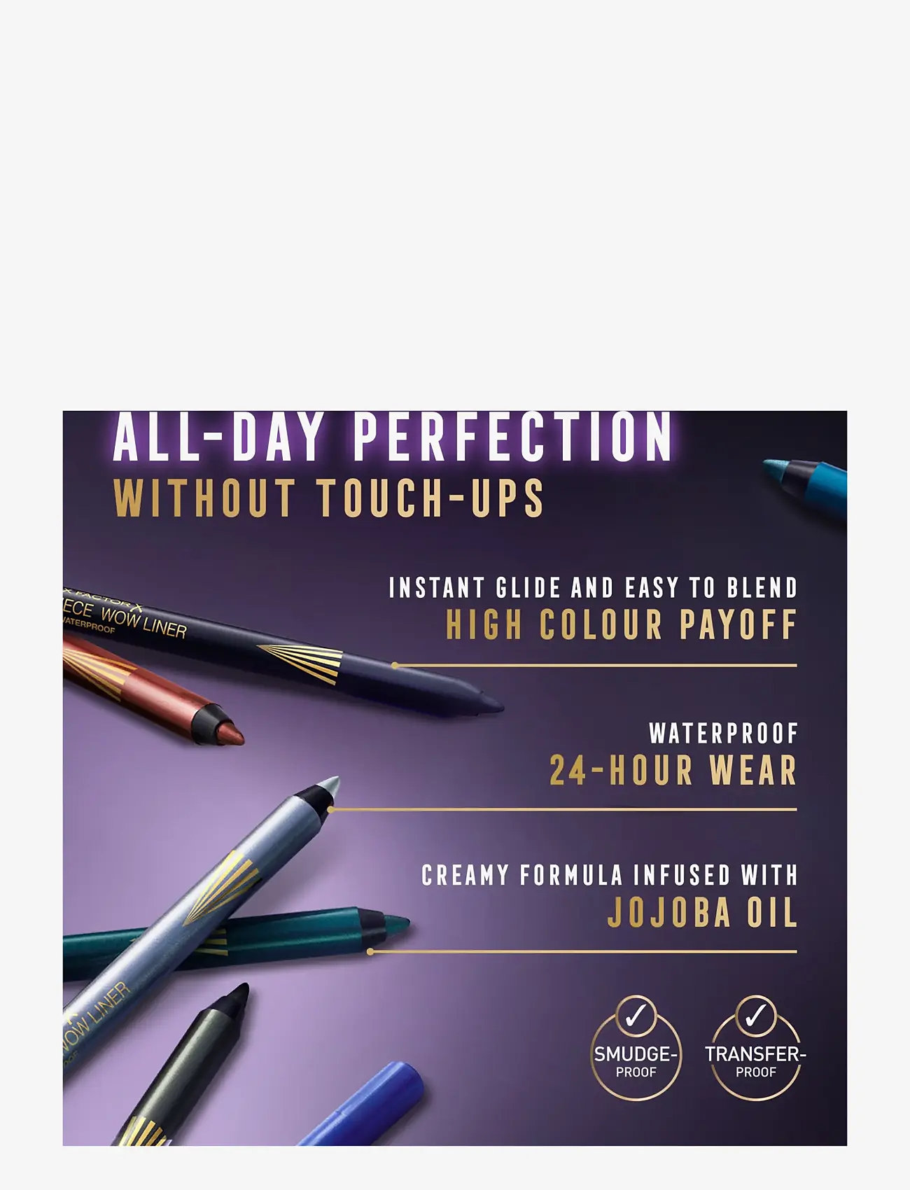 Max Factor - Eyeliner Pencil MP Wow Liner Sable black 310 1.00 STK - bliv klar til date night - mp wow liner sable black 310 - 5