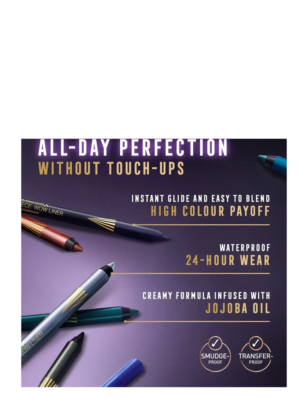 Max Factor - Eyeliner Pencil MP Wow Liner Sable black 310 1.00 STK - redo för date night - mp wow liner sable black 310 - 5