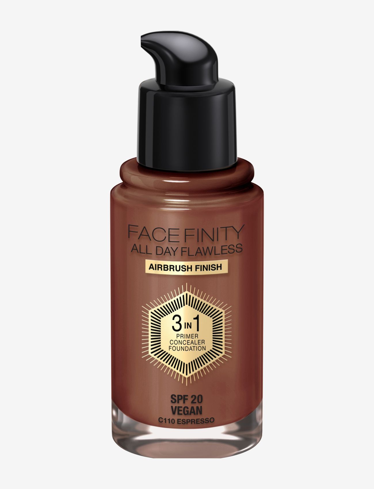 Max Factor - Facefinity All Day Flawless Foundation - makeup - 110 espresso - 1