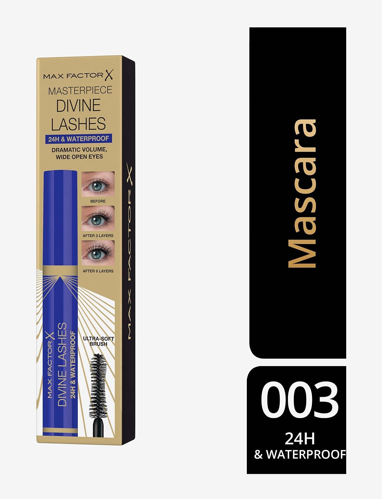 Max Factor - Divine Lashes Waterproof Mascara - makeup - black - 1