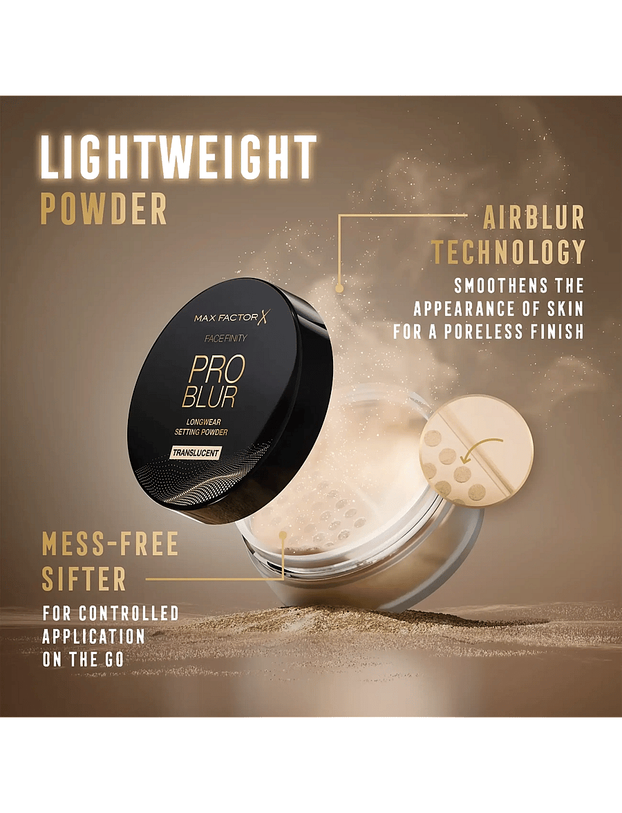 Max Factor - Facefinity Pro Blur Loose Powder - makeup - translucent - 3