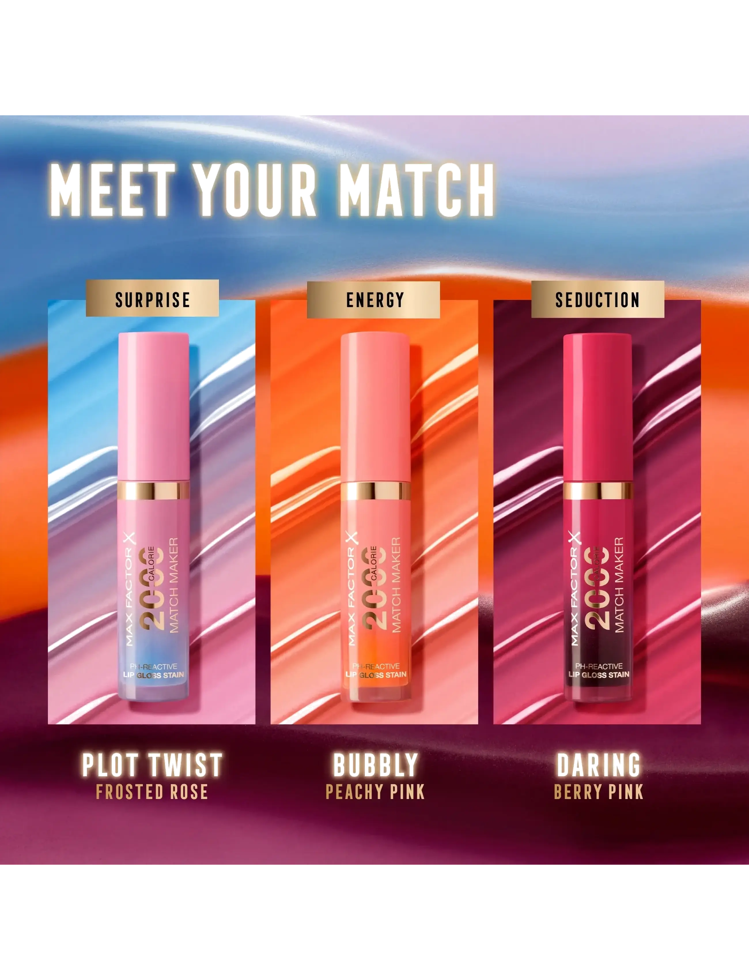 Max Factor - 2000 Calorie Match Maker Lip Gloss - festklær til outlet-priser - 020 plot twist - 1