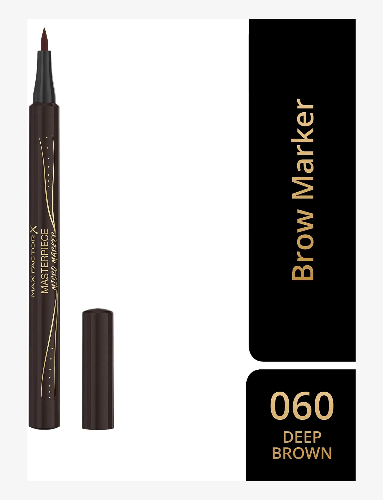 Max Factor - Masterpiece Micro Marker Brow Pencil - makeup - 60 deep brown - 1
