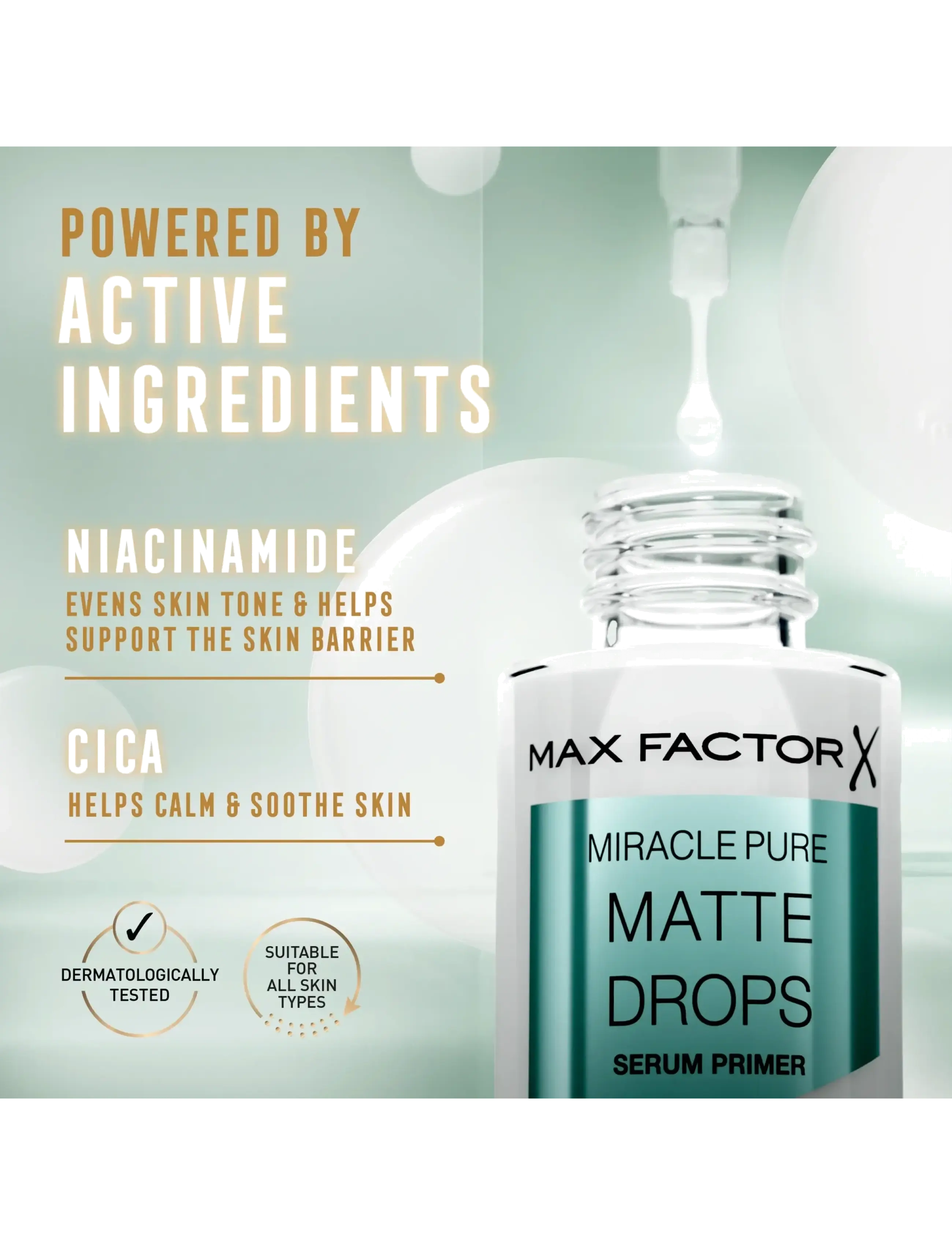 Max Factor - Miracle Pure Matte Drops - serum - no color - 2
