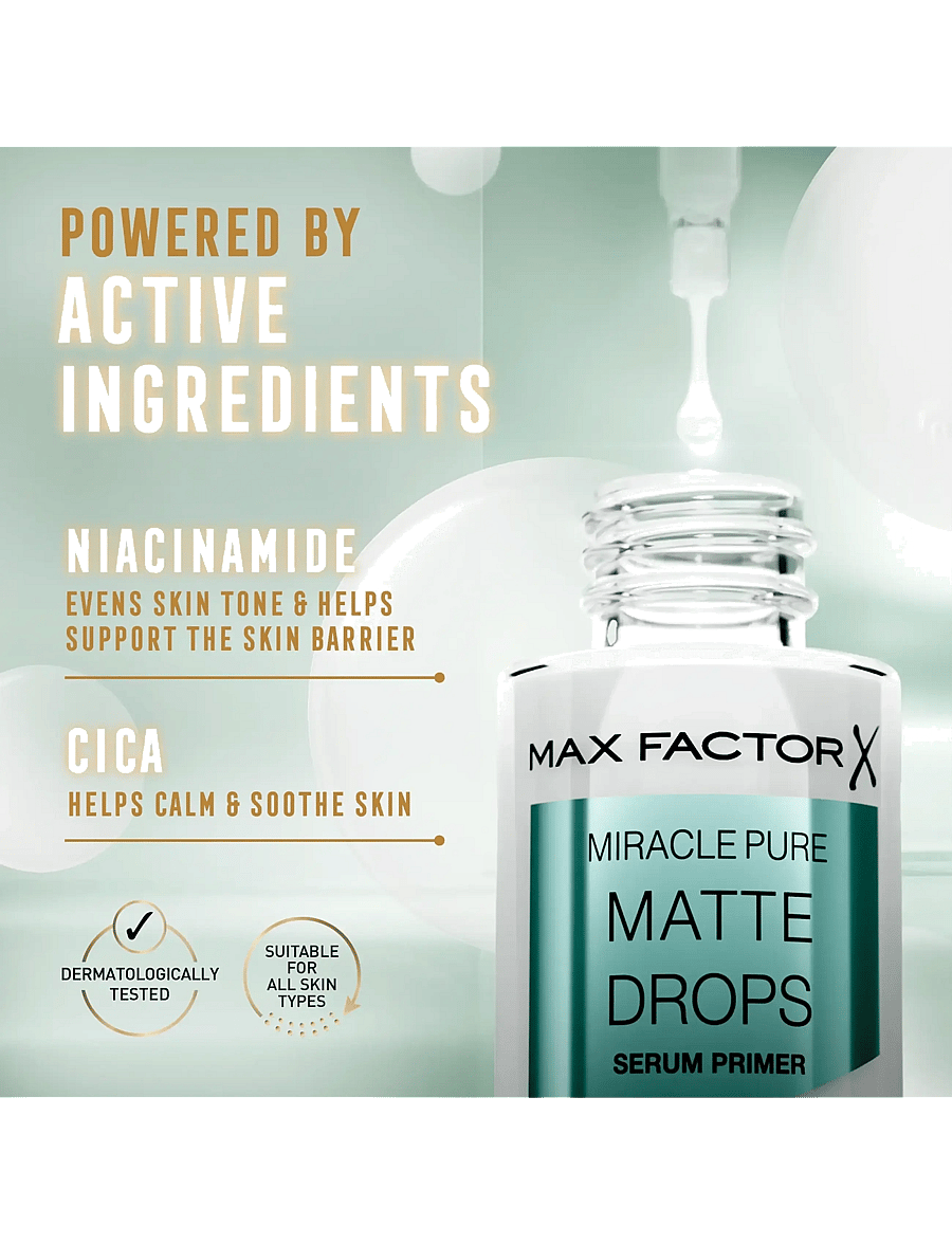 Max Factor - Miracle Pure Matte Drops - seerumid - no color - 2