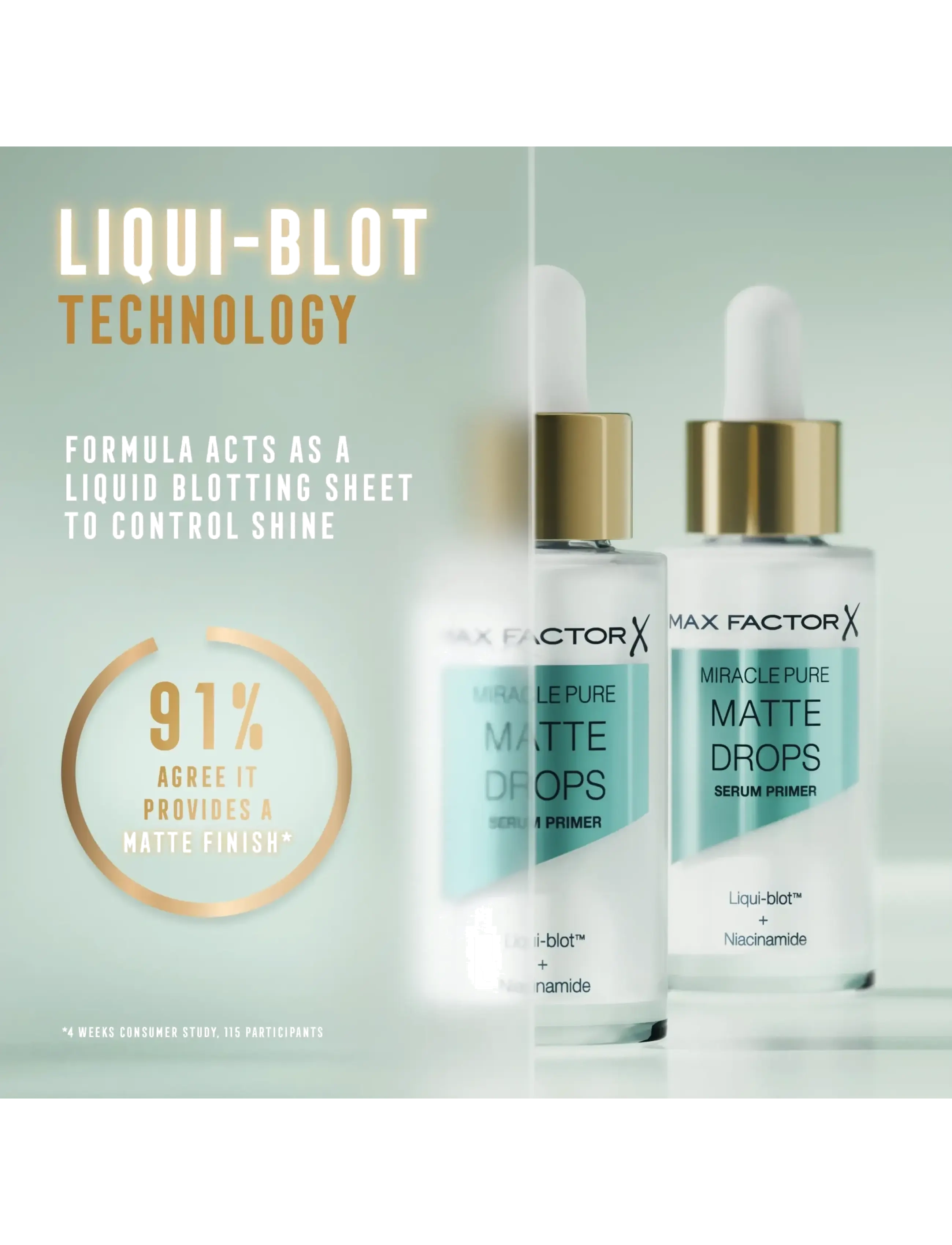 Max Factor - Miracle Pure Matte Drops - serum - no color - 3