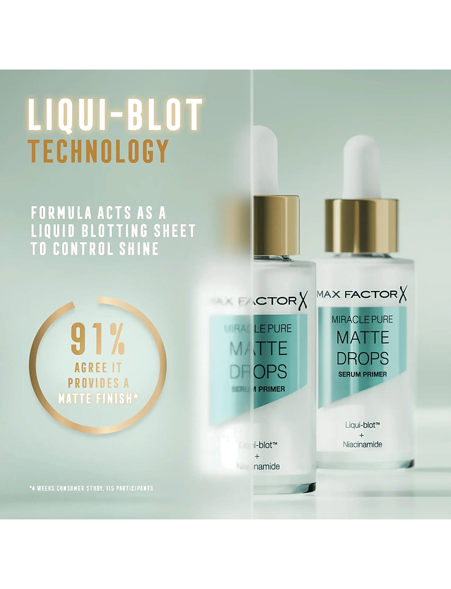 Max Factor - Miracle Pure Matte Drops - seerumid - no color - 3