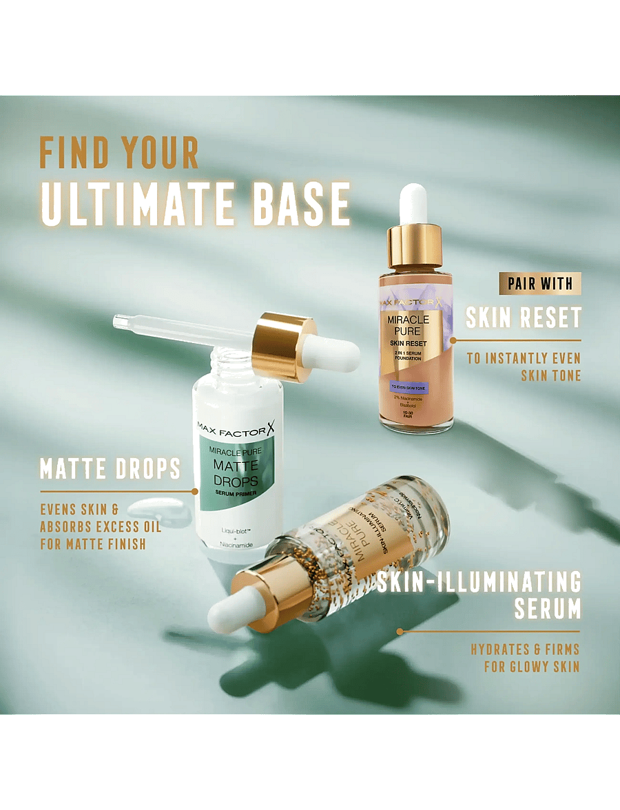 Max Factor - Miracle Pure Matte Drops - seerumid - no color - 4