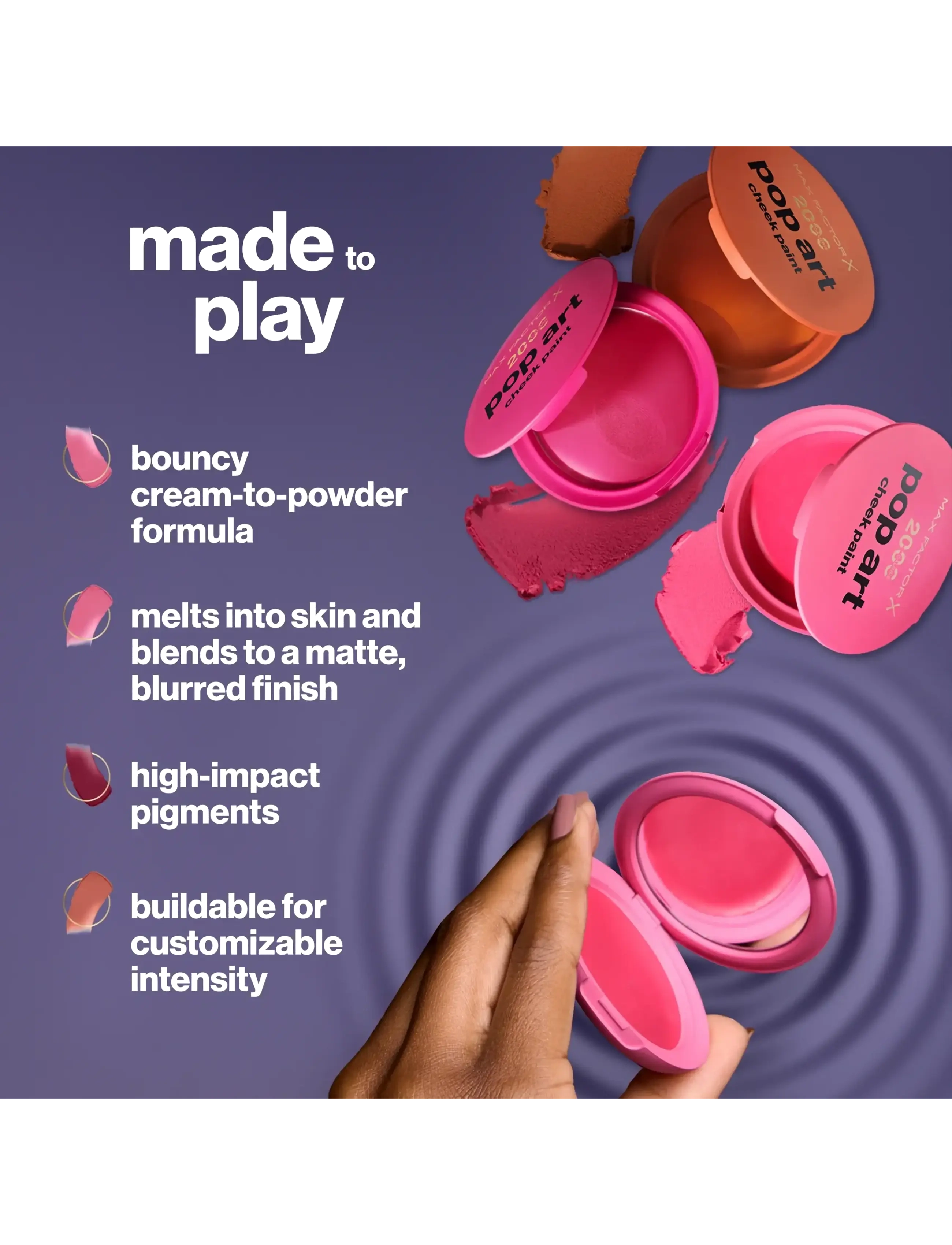 Max Factor - 2000 Calorie Pop Art Blush & Bronzer - festtøj til outletpriser - 30 tone - 5