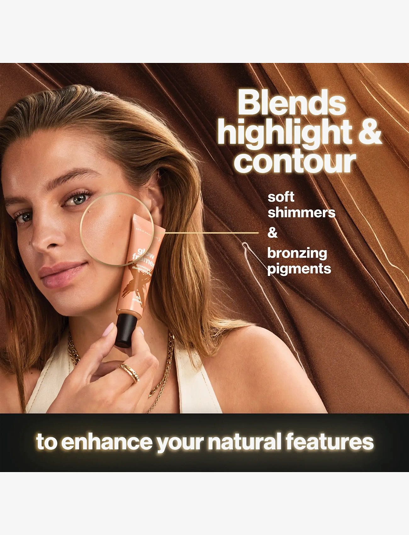 Max Factor - Glow Framer Skin Tint - redo för date night - 50 bronze - 1