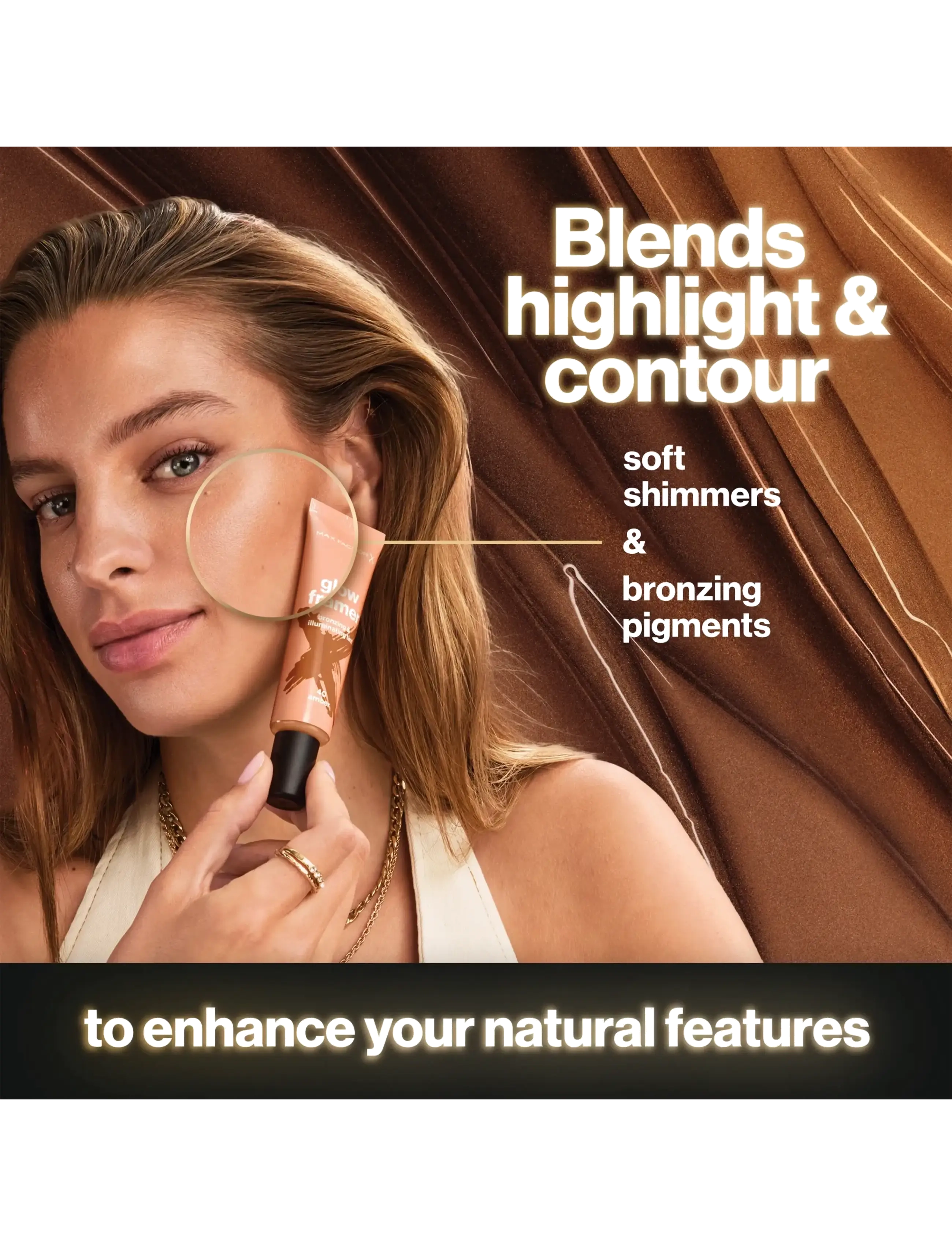 Max Factor - Glow Framer Skin Tint - festtøj til outletpriser - 50 bronze - 1