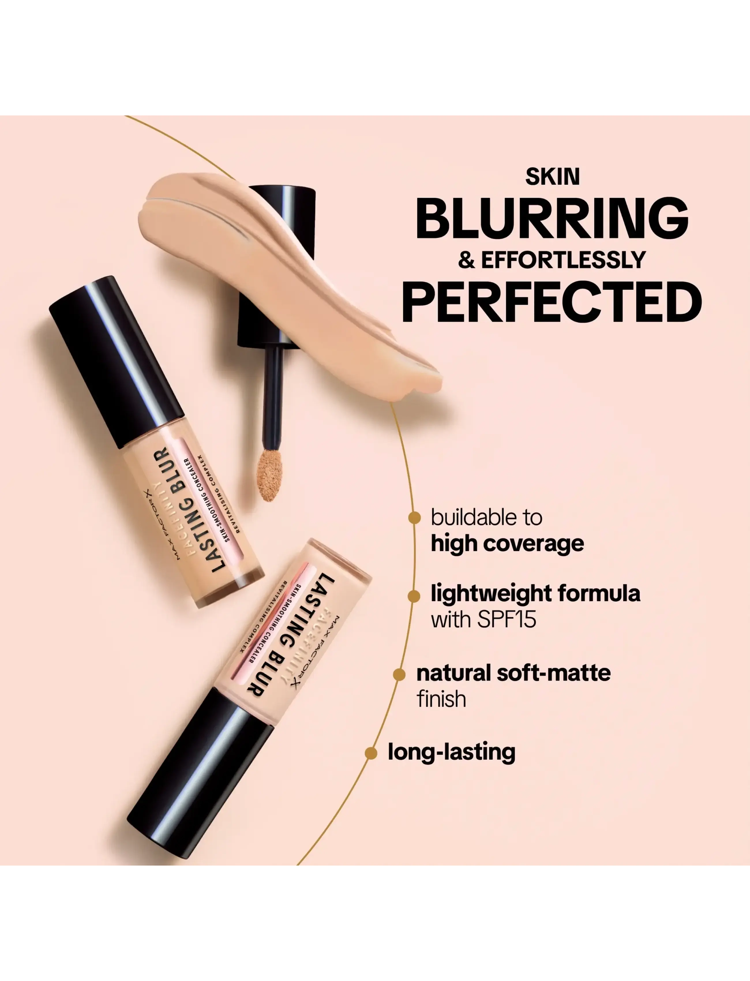 Max Factor - Facefinity Lasting Blur Concealer - smink - 5c almond - 3