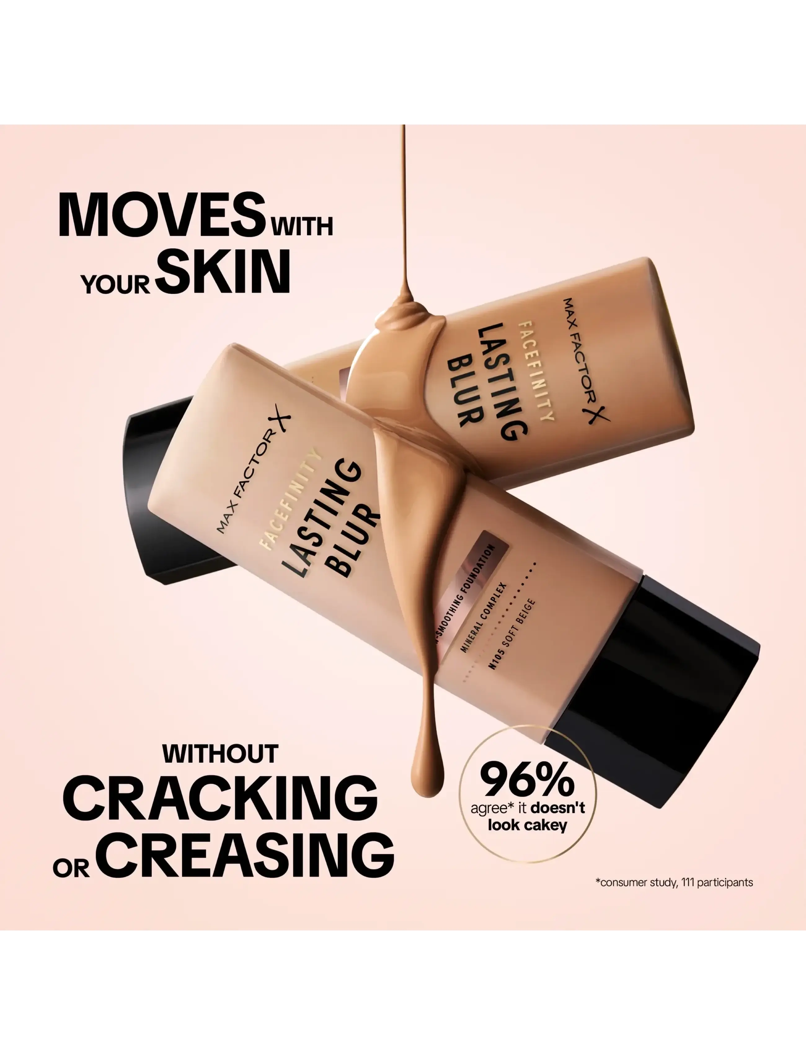 Max Factor - Facefinity Lasting Blur Foundation - smink - 107 golden beige - 3