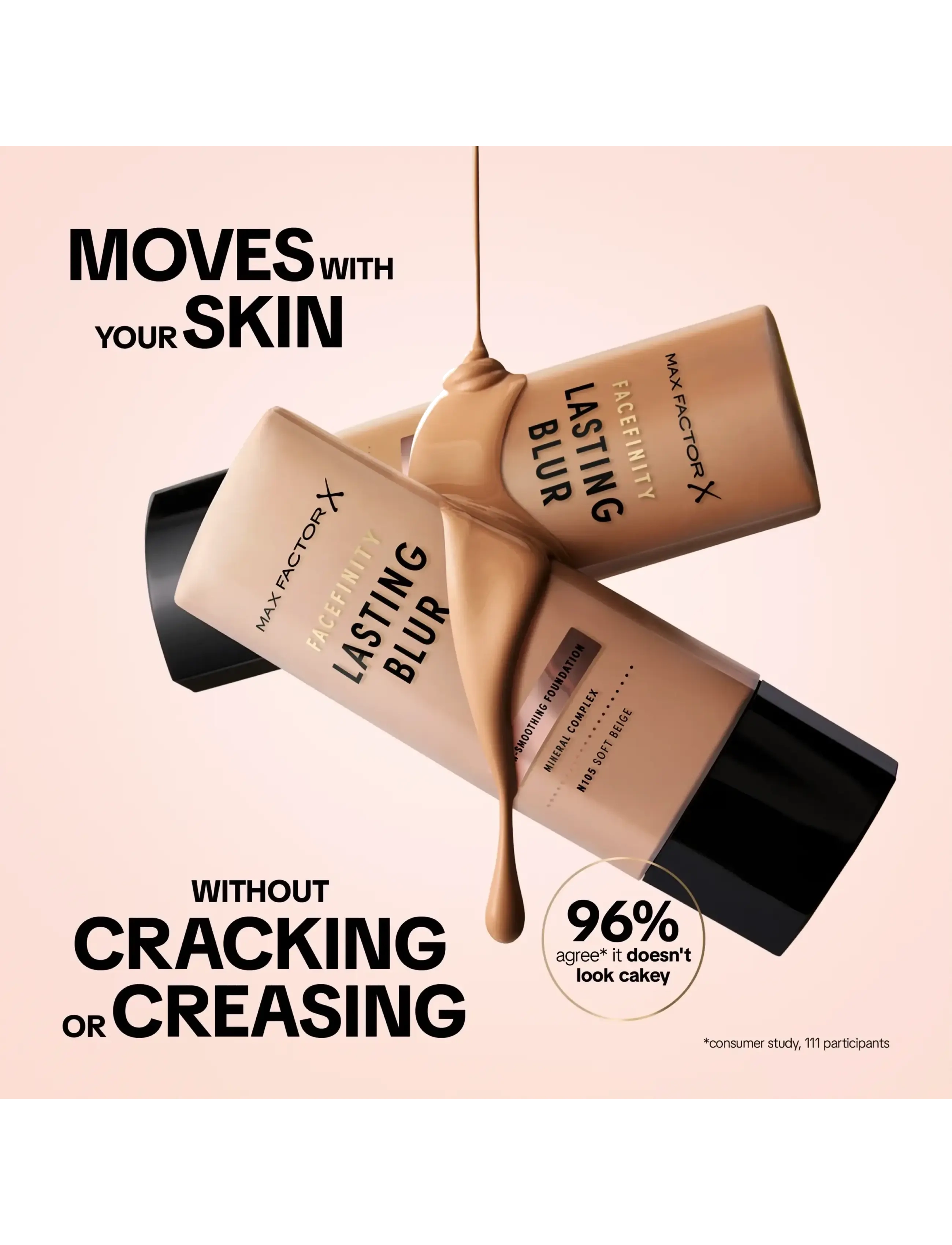 Max Factor - Facefinity Lasting Blur Foundation - makeup - 140 cocoa - 3