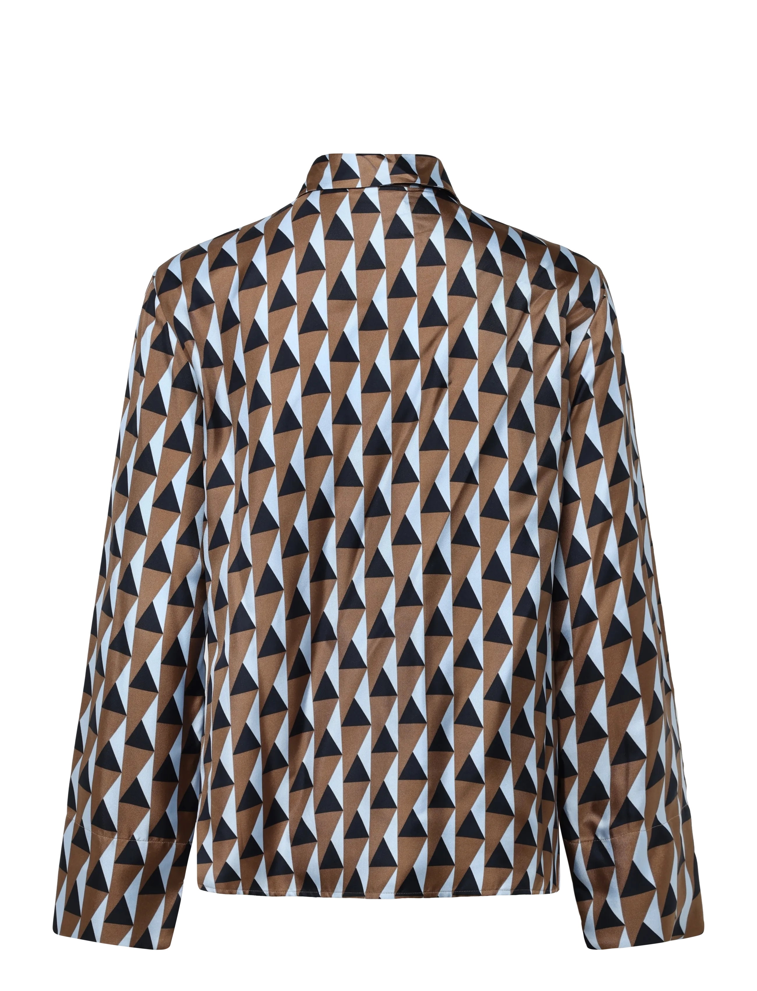 MM by Max Mara - MMLDISCO - langärmlige hemden - brown bronze geometric - 2