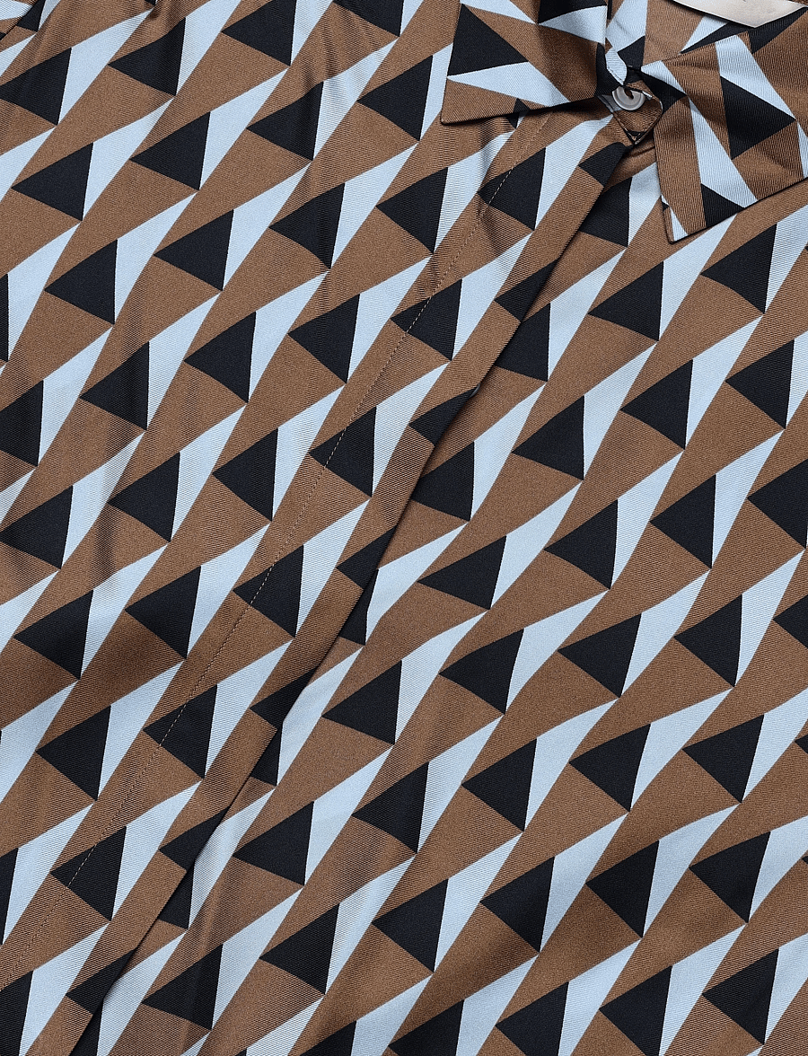 MM by Max Mara - MMLDISCO - langärmlige hemden - brown bronze geometric - 5