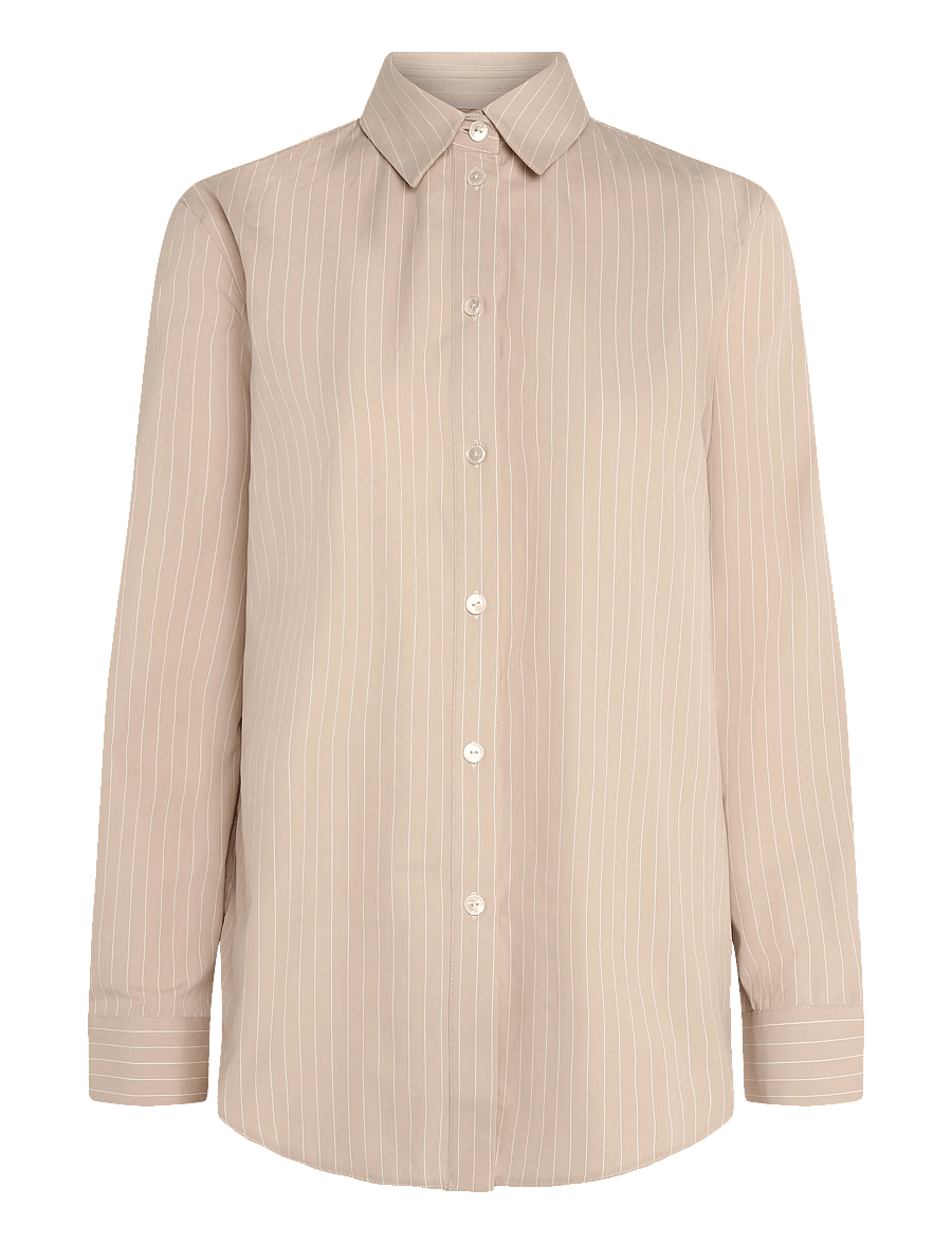 MM by Max Mara - MMLDANZA - langärmlige hemden - sand pinstripes - 1