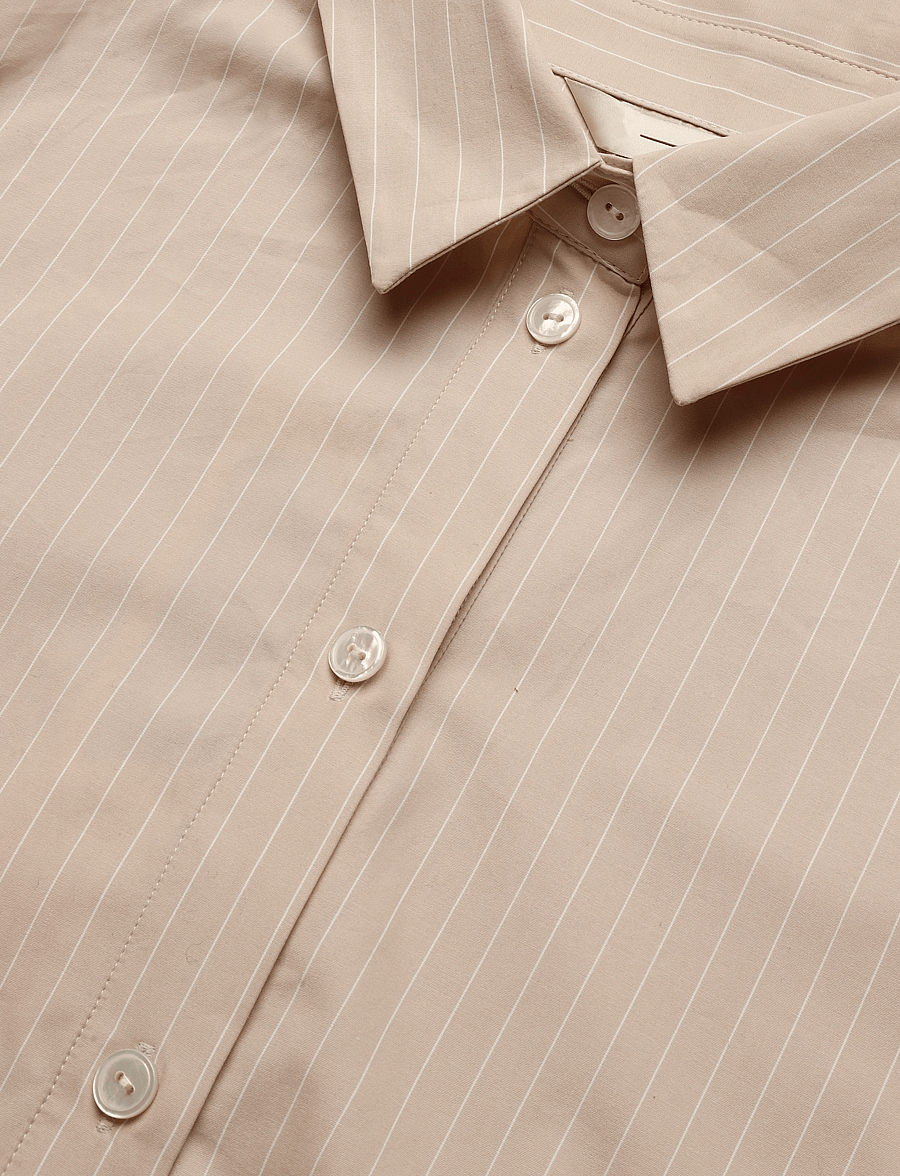 MM by Max Mara - MMLDANZA - langärmlige hemden - sand pinstripes - 5