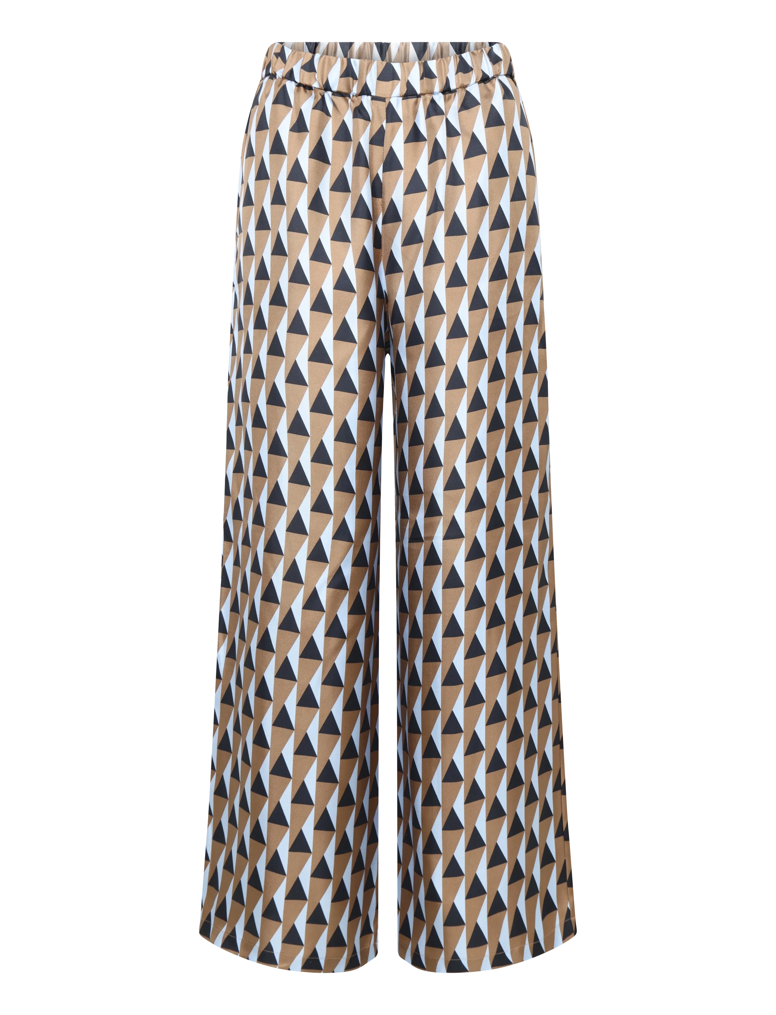 MM by Max Mara - MMLADATTI - bukser med brede ben - brown bronze geometric - 1