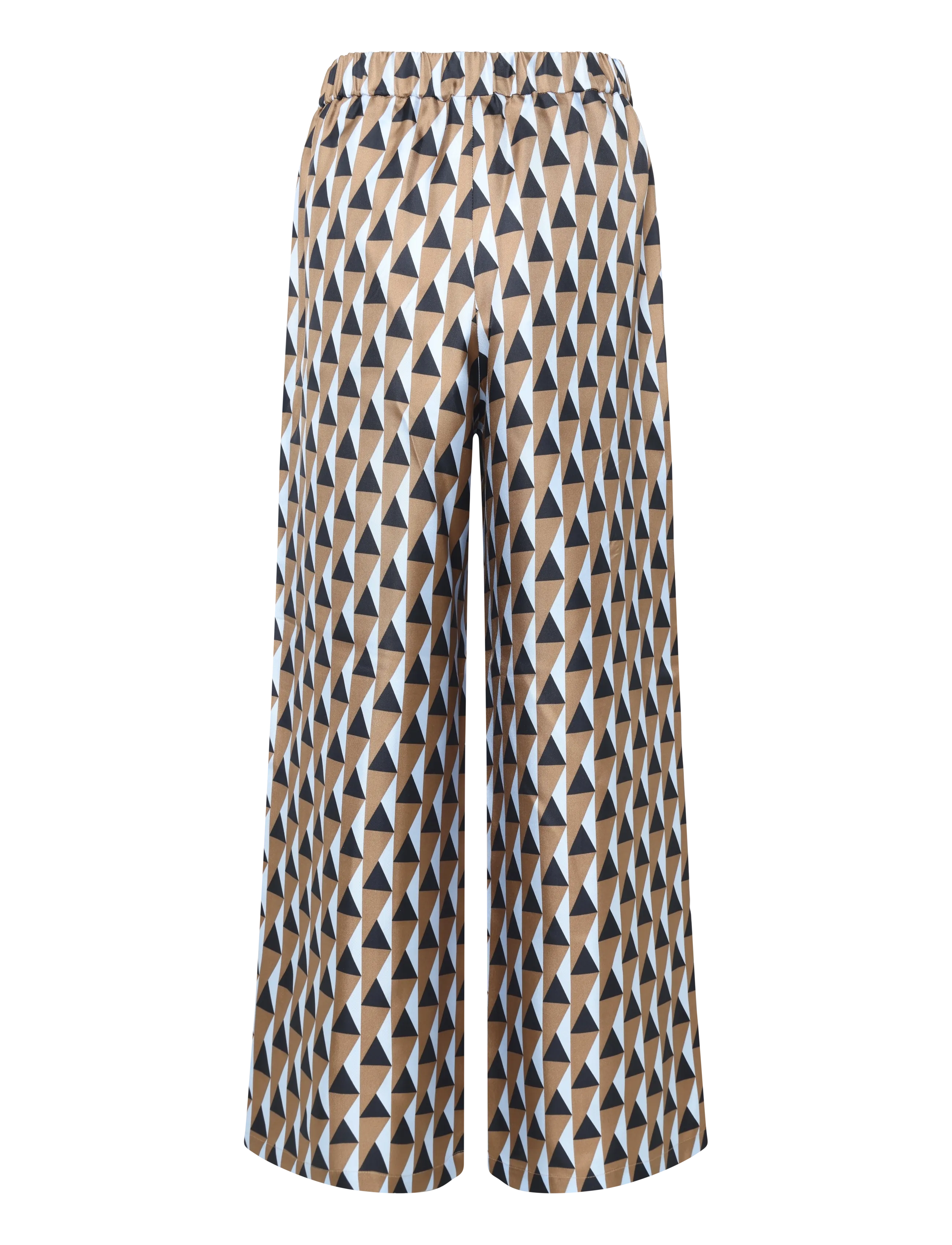 MM by Max Mara - MMLADATTI - bukser med brede ben - brown bronze geometric - 2