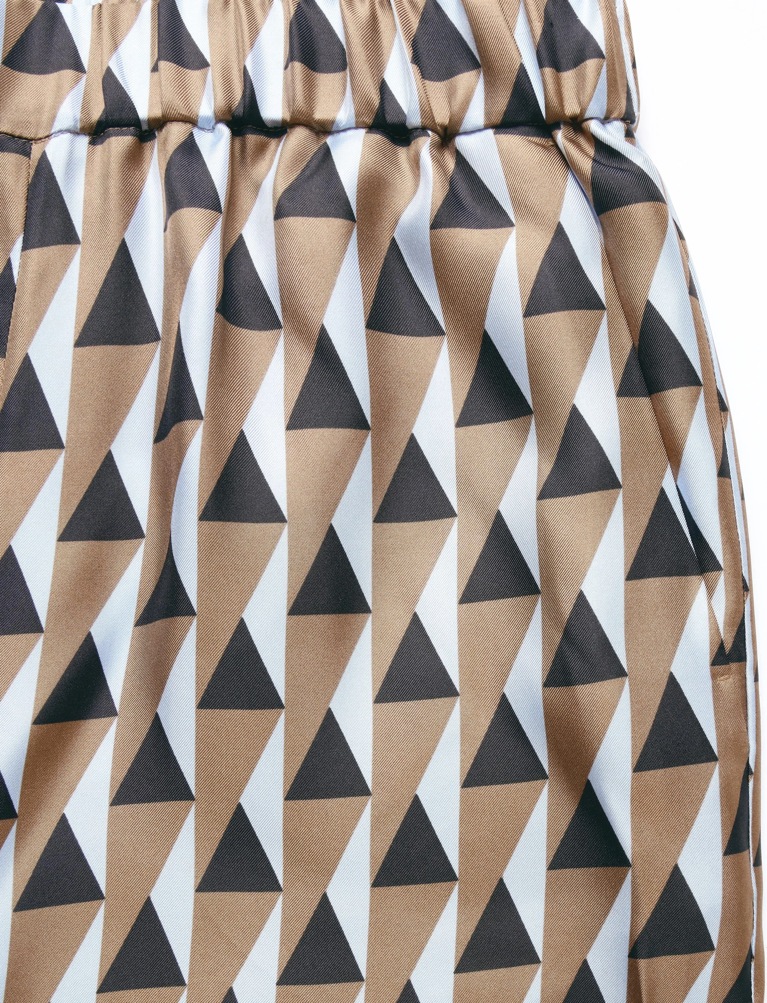MM by Max Mara - MMLADATTI - bukser med brede ben - brown bronze geometric - 5