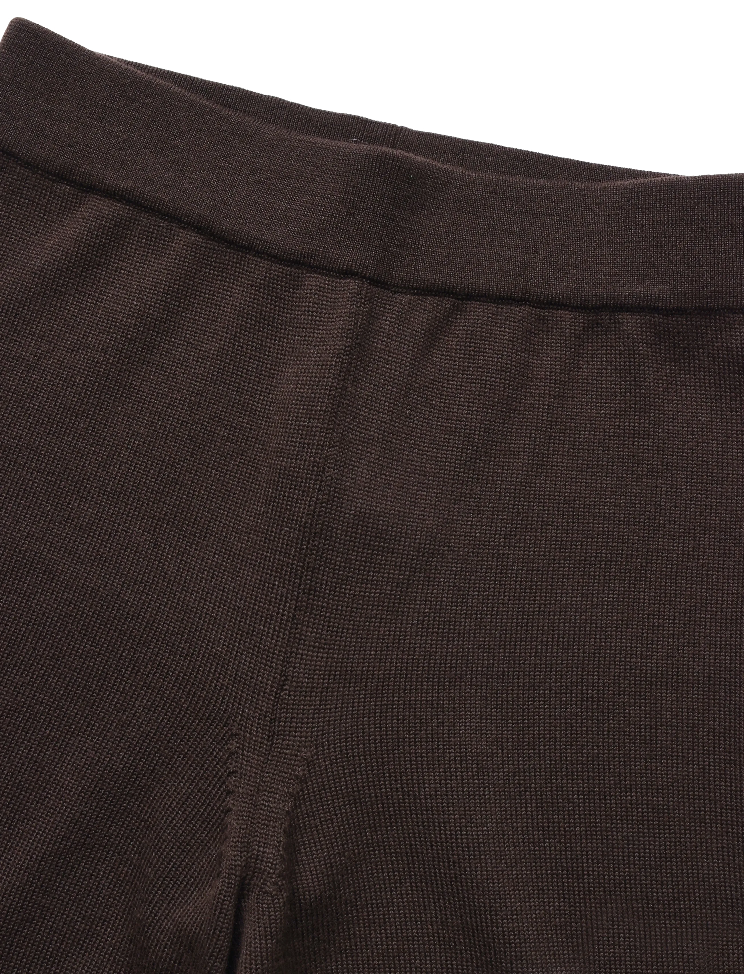 M-M by Max Mara - MMLGABARRA - hosen mit weitem bein - dark bown - 2