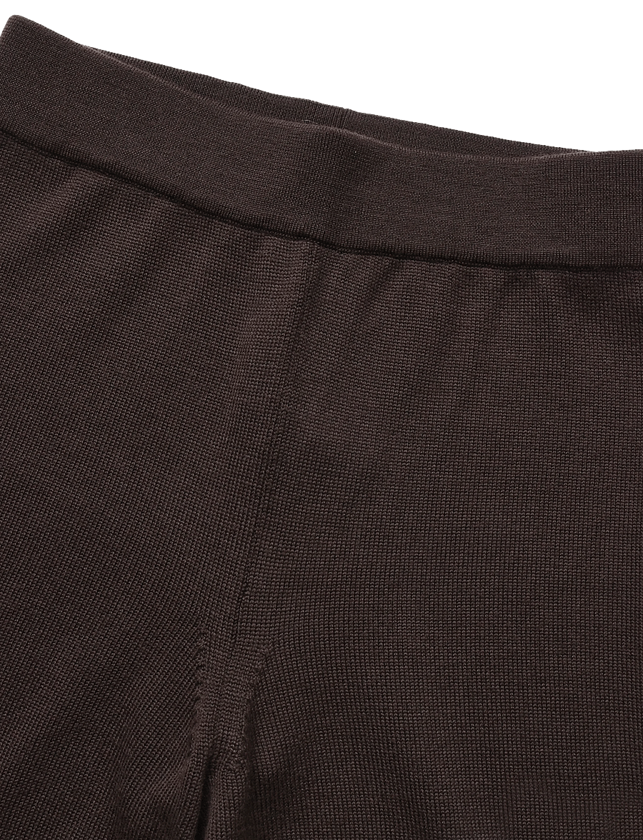 M-M by Max Mara - MMLGABARRA - hosen mit weitem bein - dark bown - 2