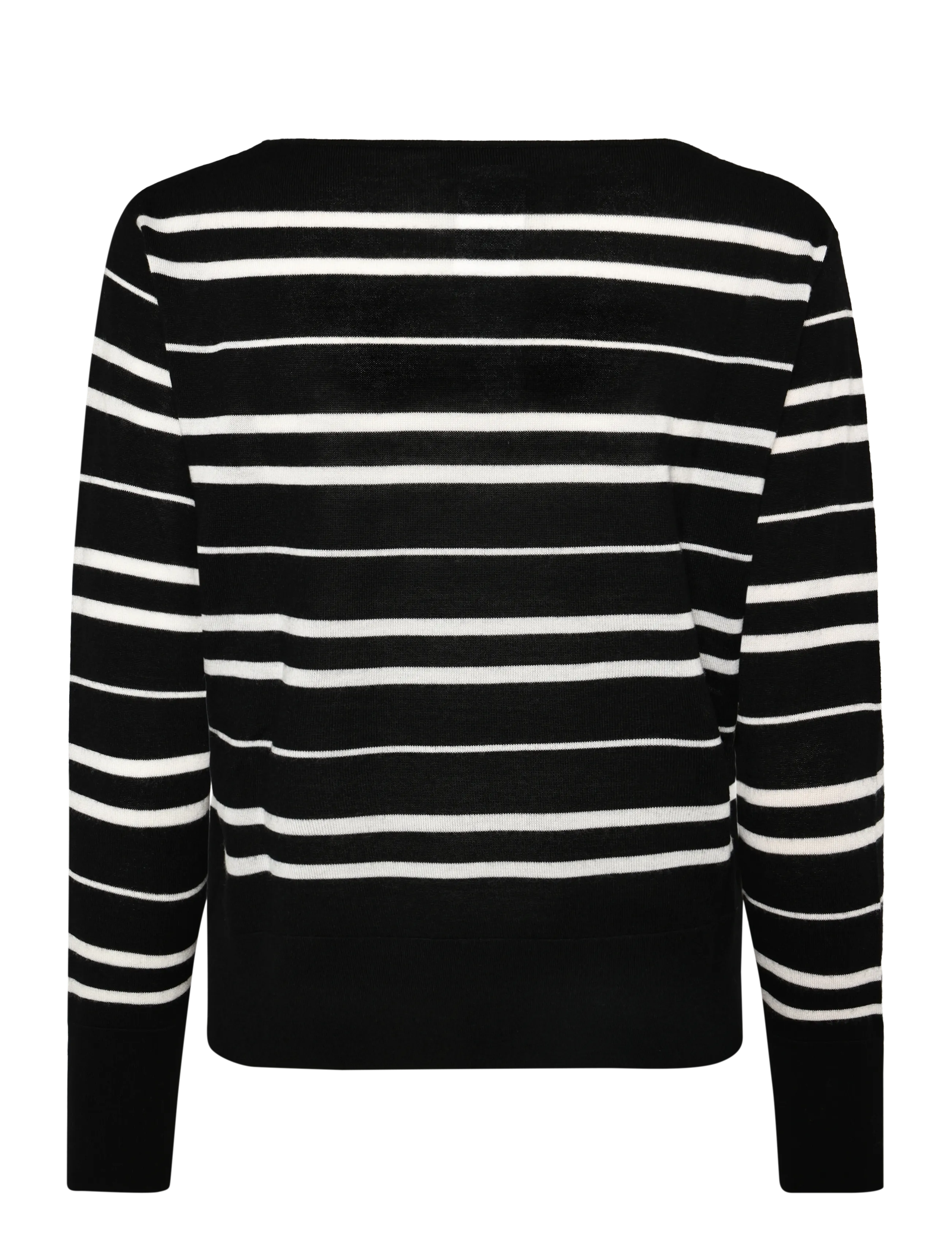 MM by Max Mara - MMLBUTTERFLY - striktrøjer - coffee white striped - 2