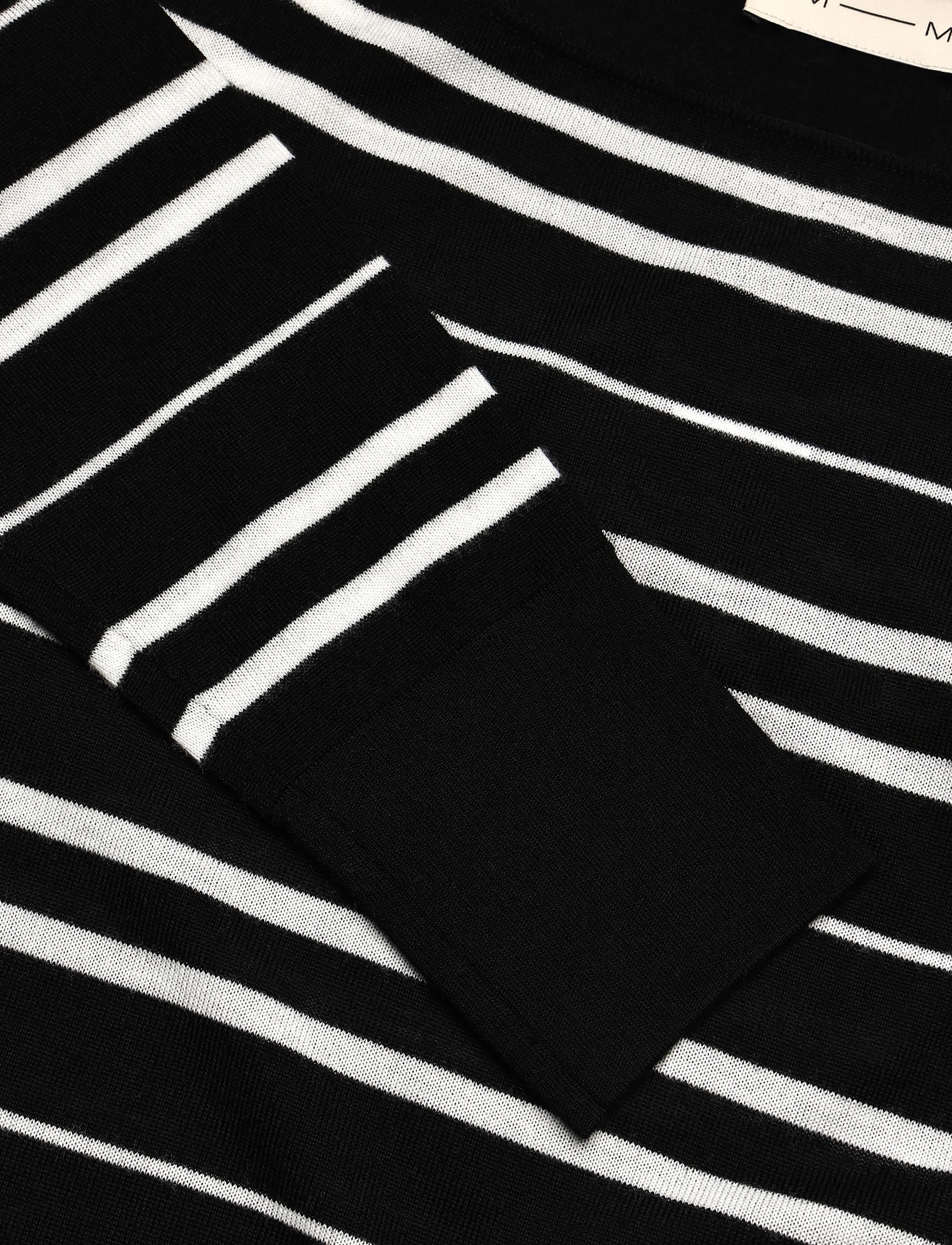 MM by Max Mara - MMLBUTTERFLY - striktrøjer - coffee white striped - 5